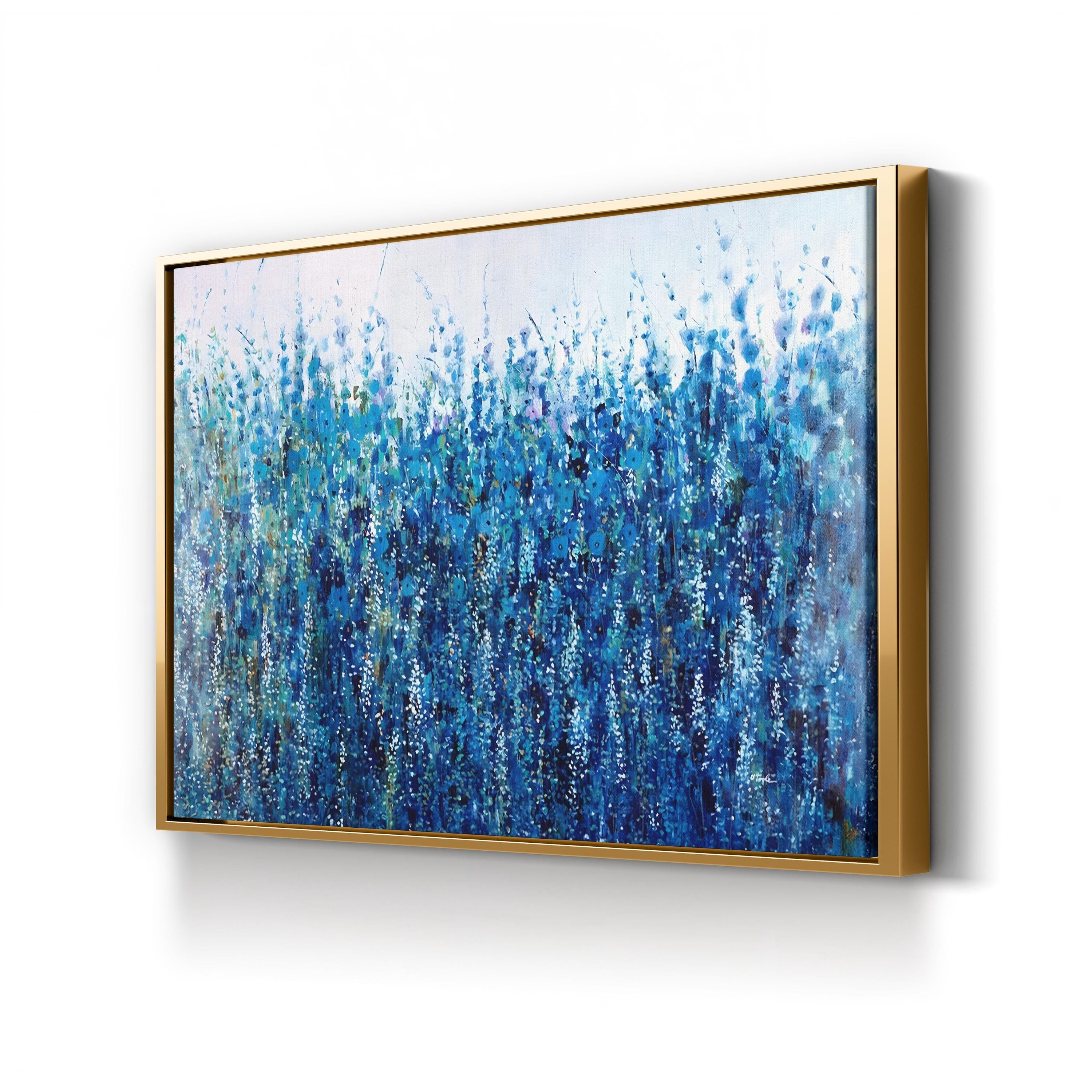 Mix of Blue Wildflowers Wall Art by Tim O’Toole