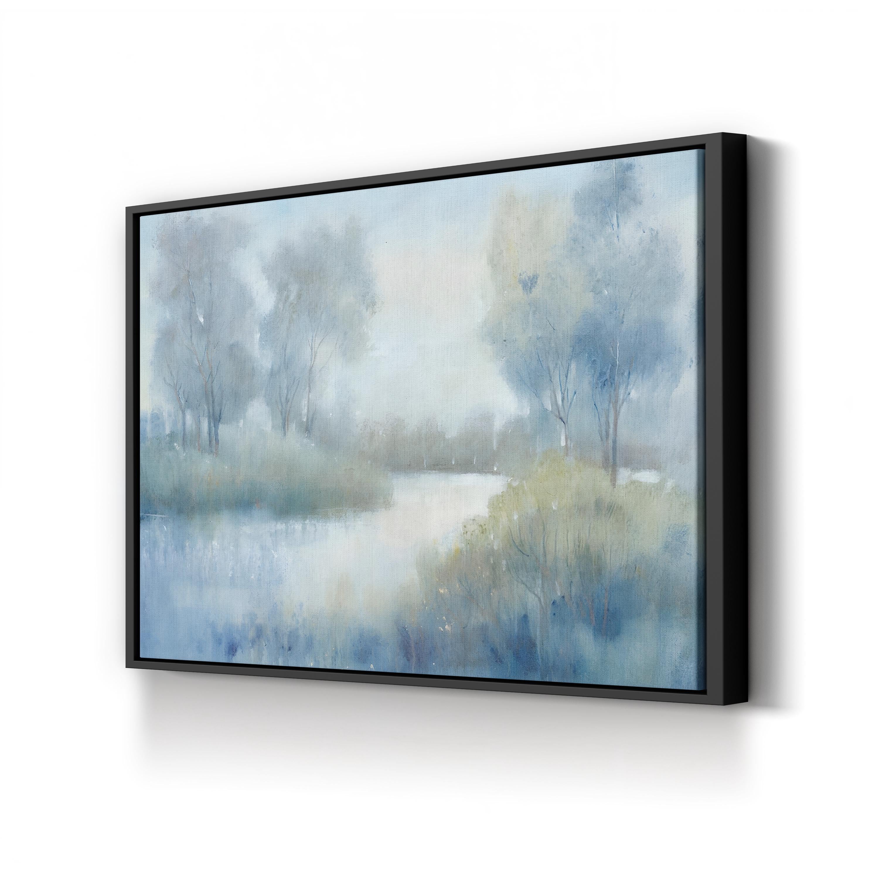 Morning at the Pond II Wall Art – Serene Landscape Canvas by Tim O’Toole