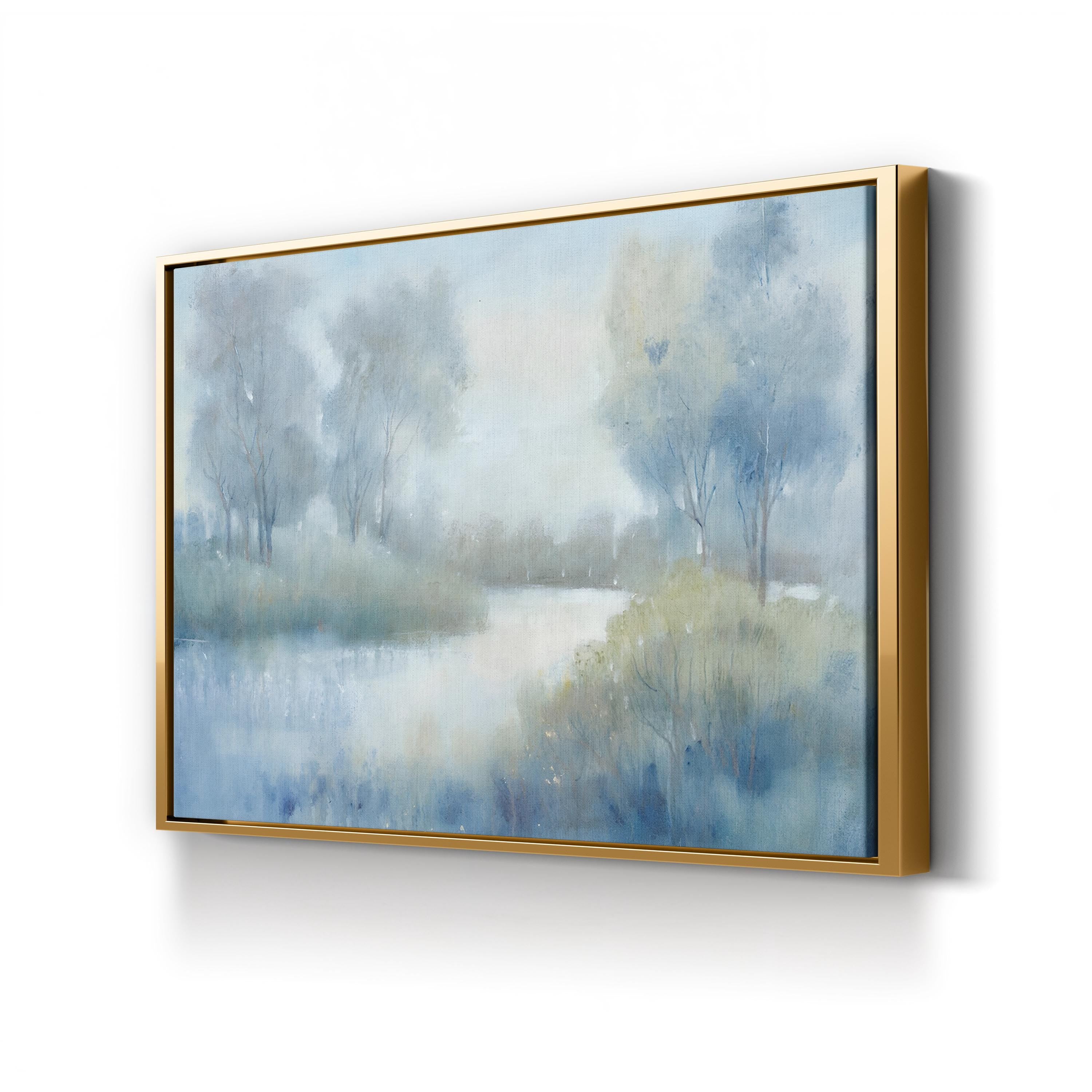 Morning at the Pond II Wall Art – Serene Landscape Canvas by Tim O’Toole