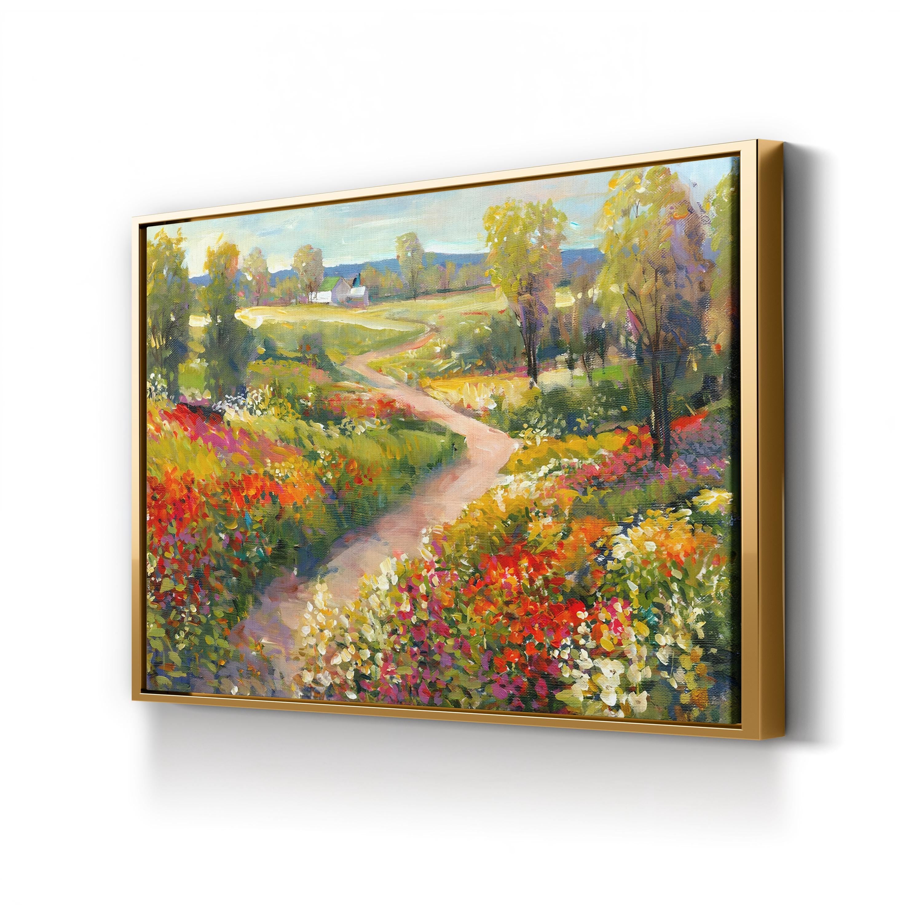 Morning Walk II Garden Path – Tim O’Toole Wall Art | Contemporary Landscape Canvas Print