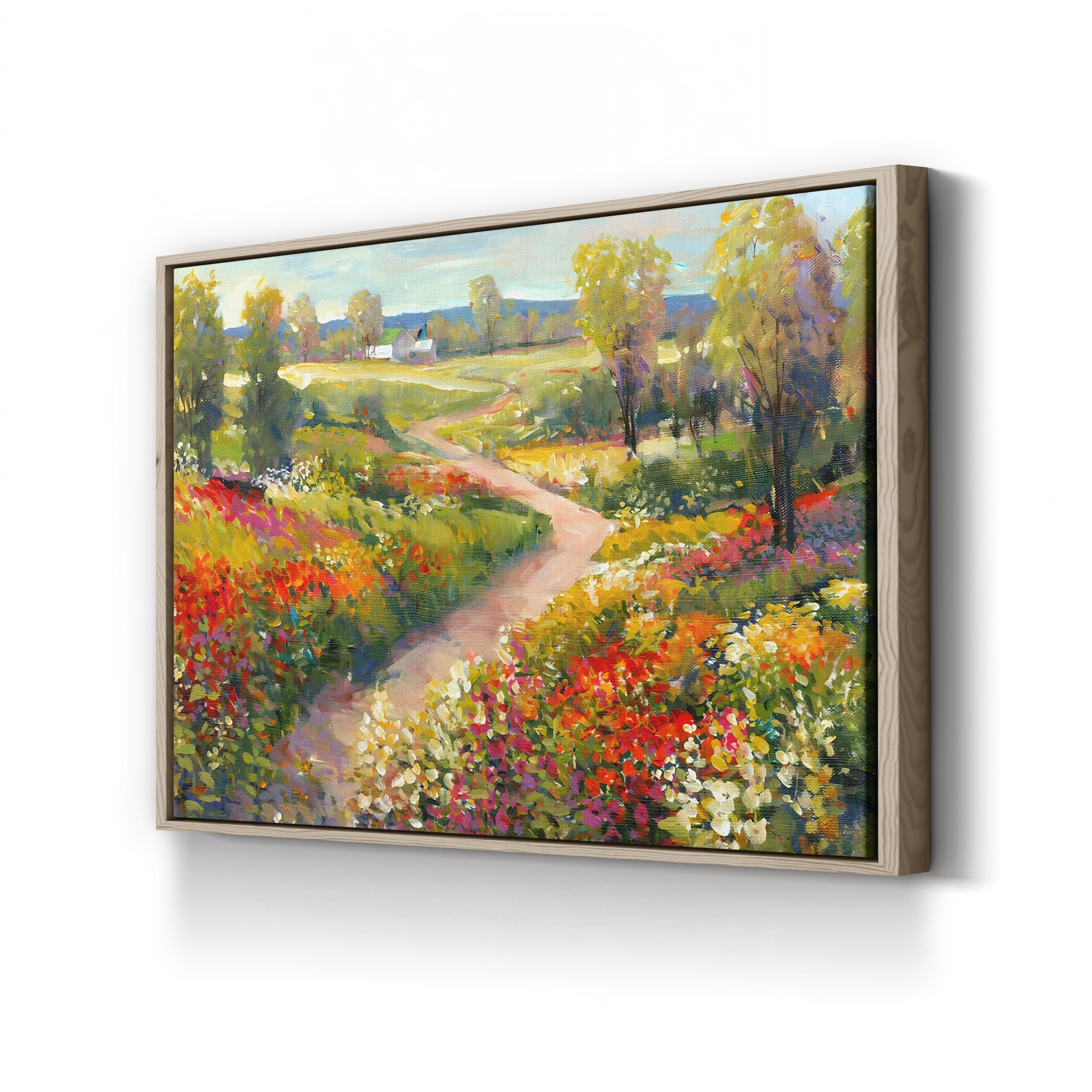 Morning Walk II Garden Path – Tim O’Toole Wall Art | Contemporary Landscape Canvas Print