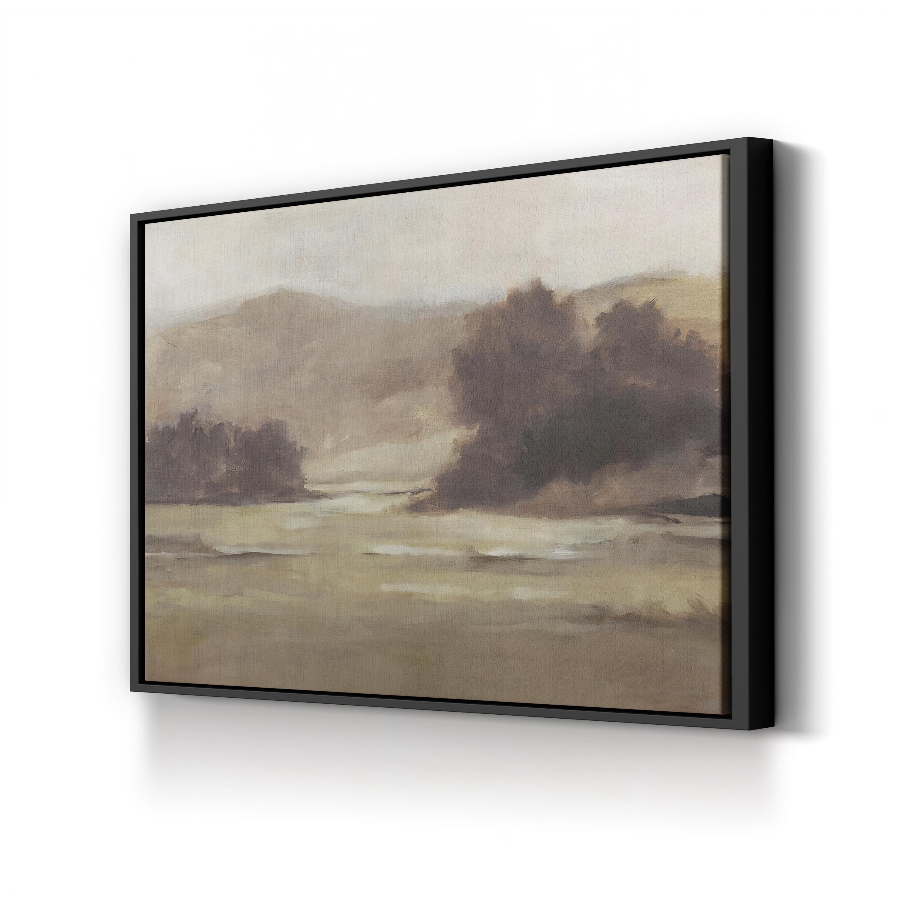 Muted Landscape I Soft-Toned Rolling Hills Wall Art by Ethan Harper