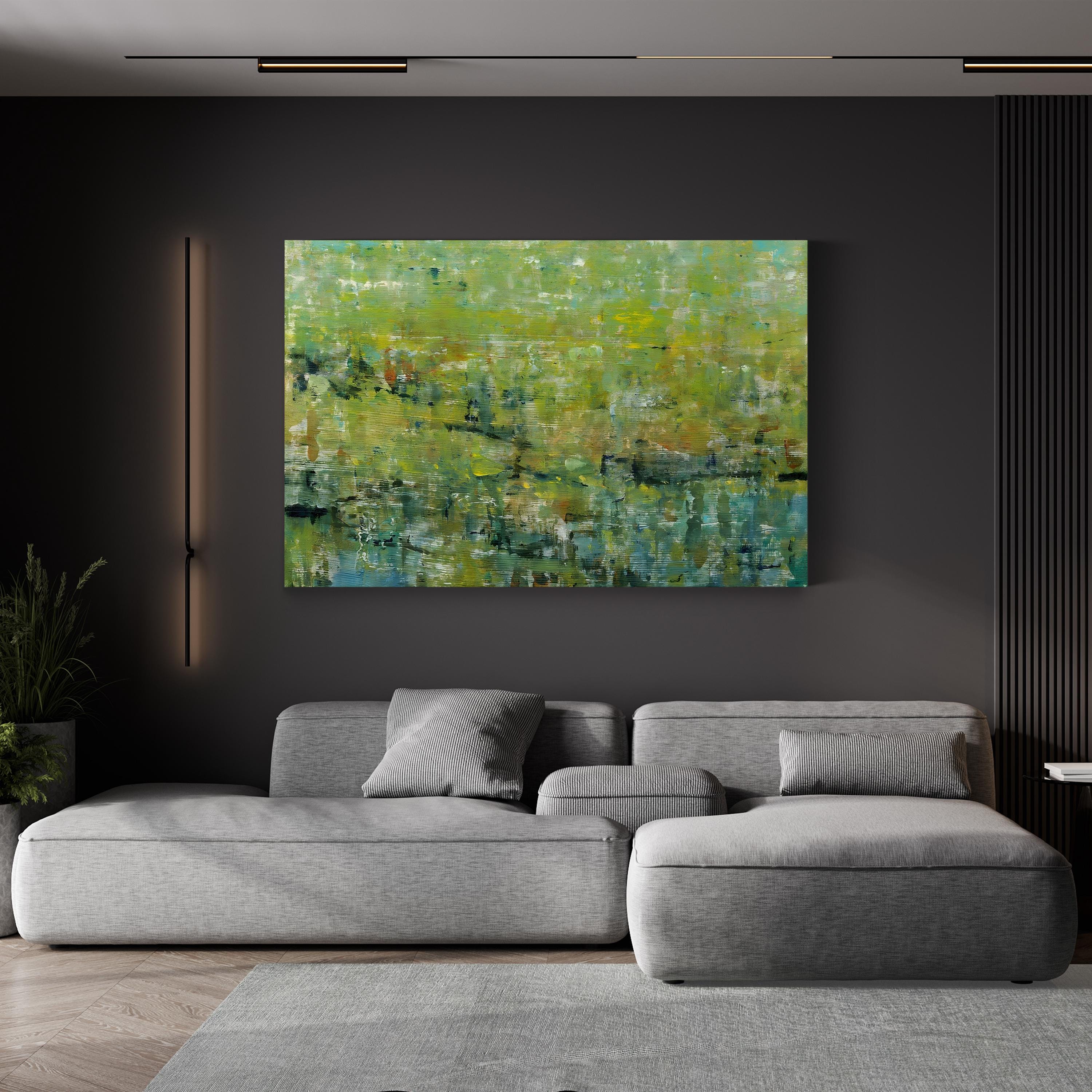 Opulent Field II – Contemporary Abstract Landscape Wall Art by Tim O’Toole