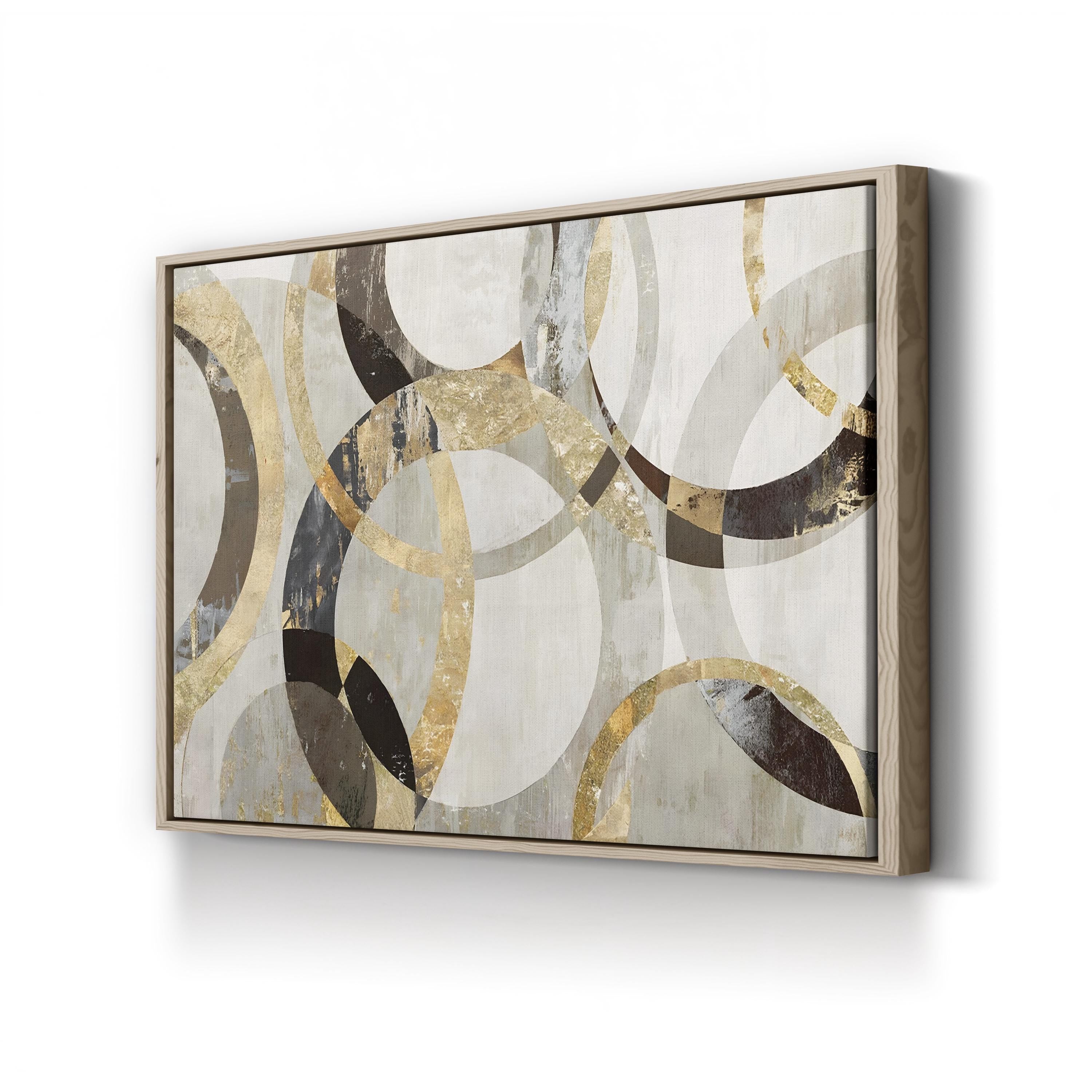 Overlaps Abstract Geometric Wall Art by Tom Reeves