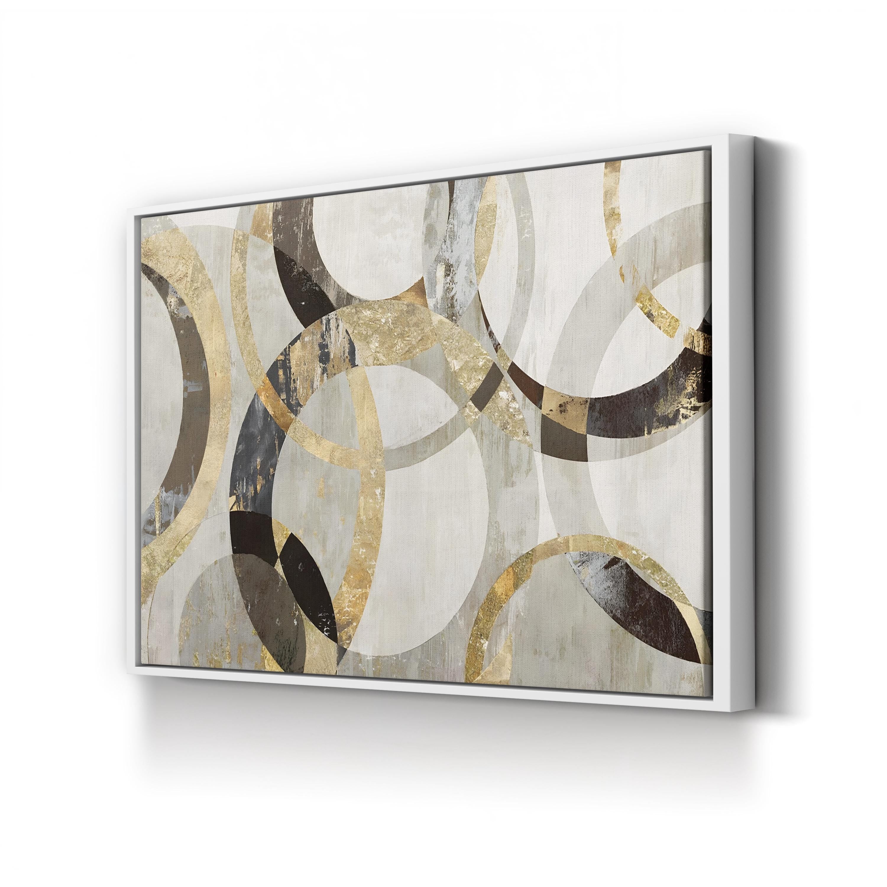 Overlaps Abstract Geometric Wall Art by Tom Reeves
