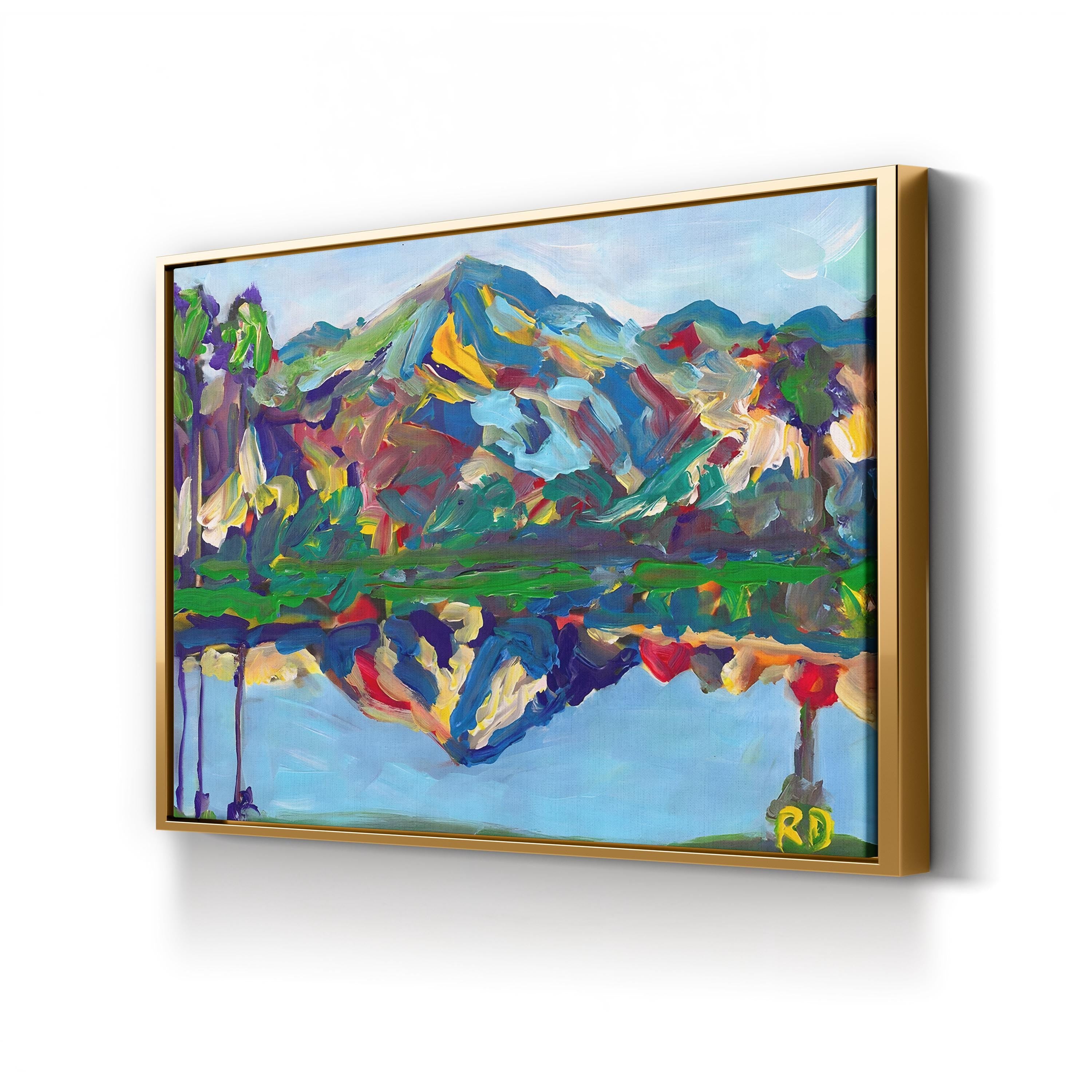 Palm Springs San Jacinto Reflection – Desert Landscape Wall Art by RD Riccoboni