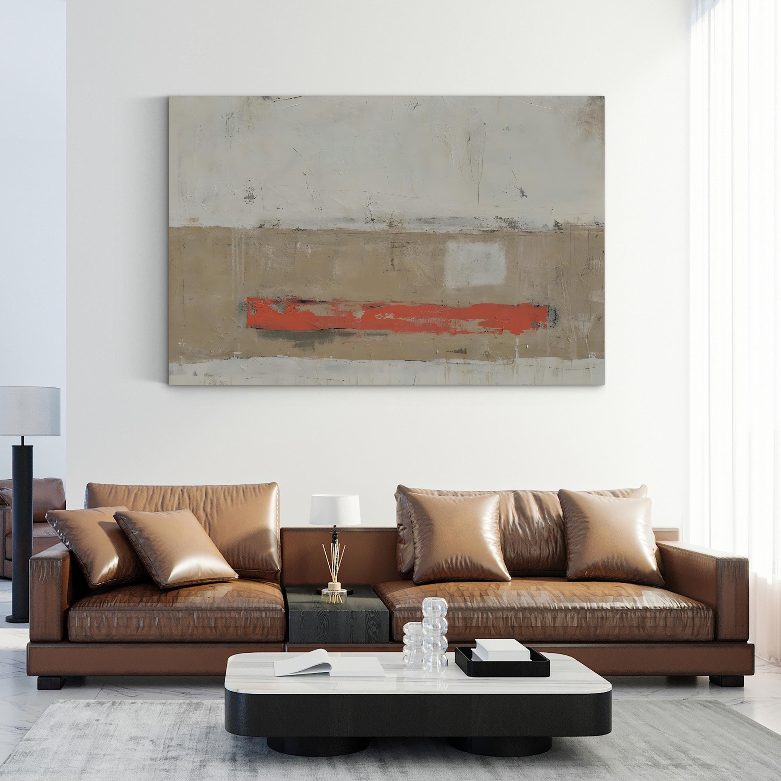 Urban Cityscape Canvas Art Print: Modern Abstract Home Decor