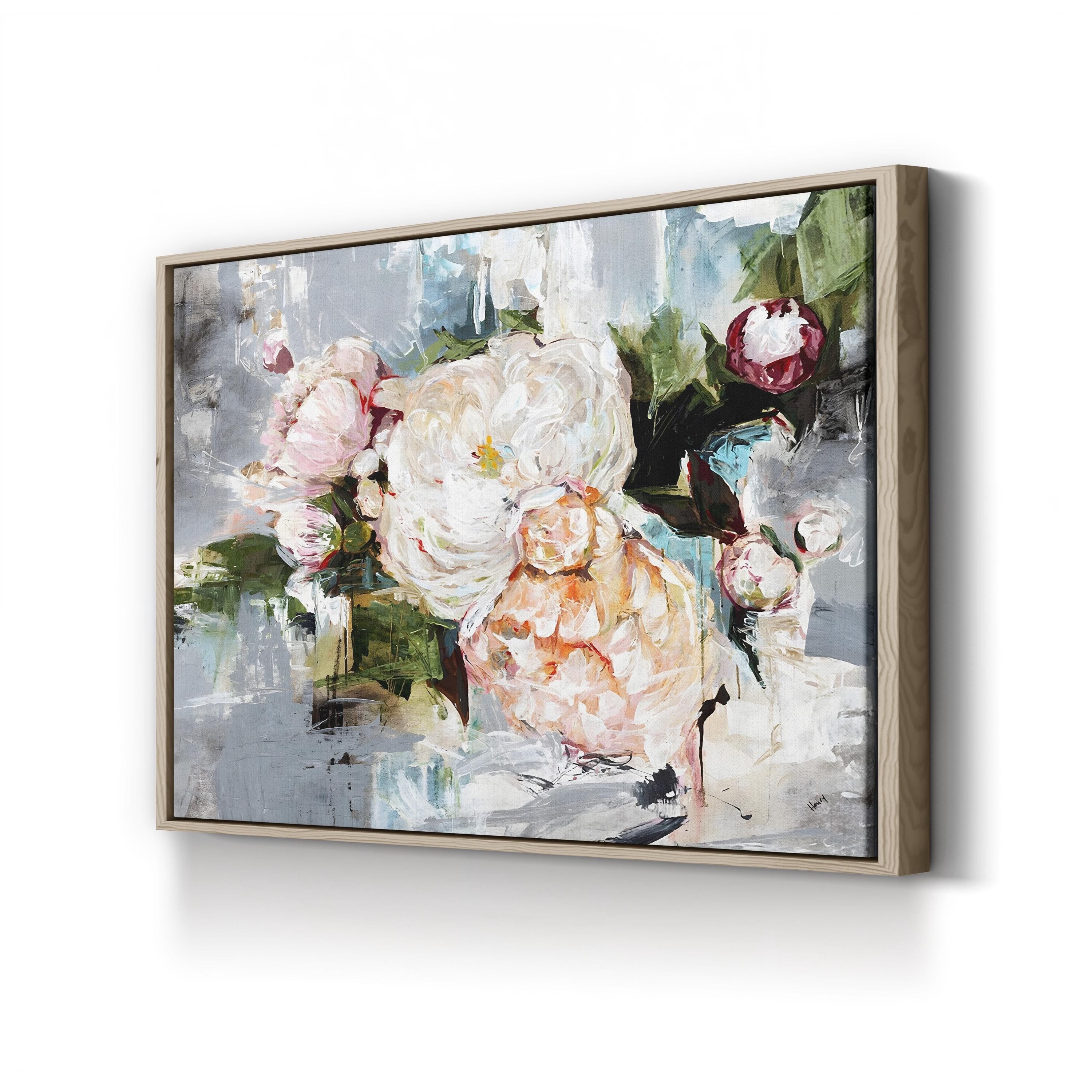 Peony Bloom – Contemporary Floral Wall Art by Alexys Henry