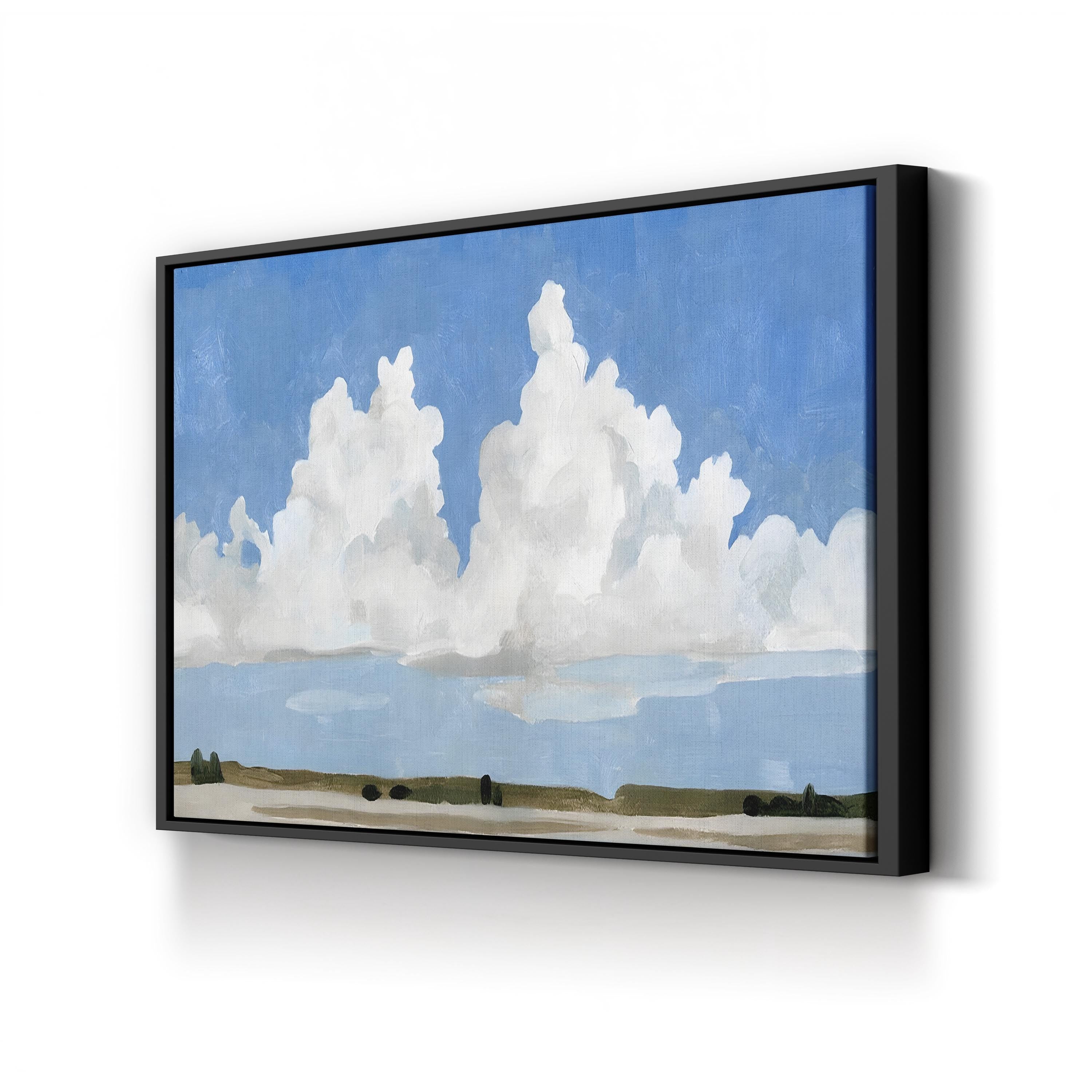 Picnic Landscape II Wall Art – Contemporary Serene Landscape by Emma Caroline