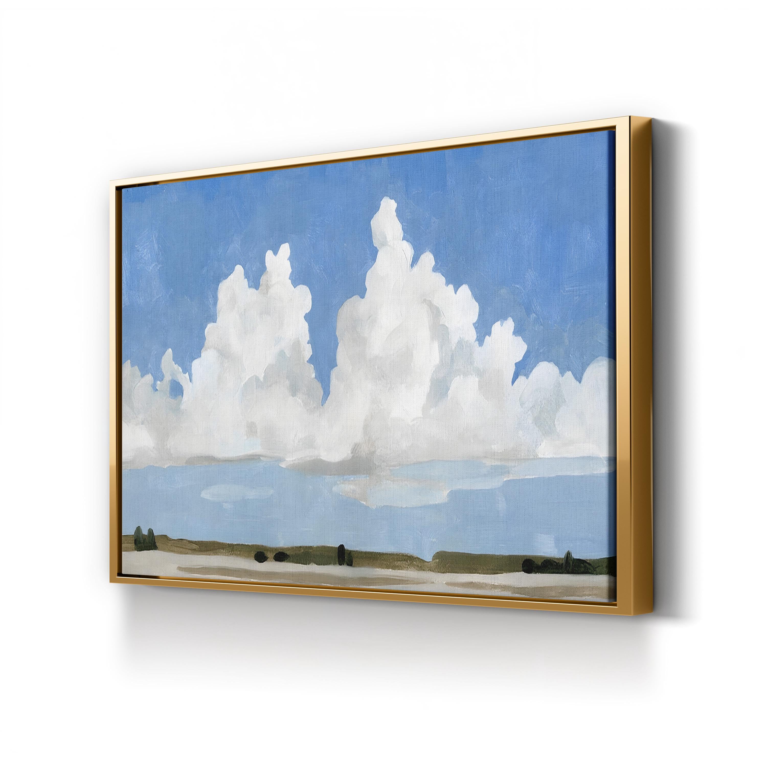 Picnic Landscape II Wall Art – Contemporary Serene Landscape by Emma Caroline