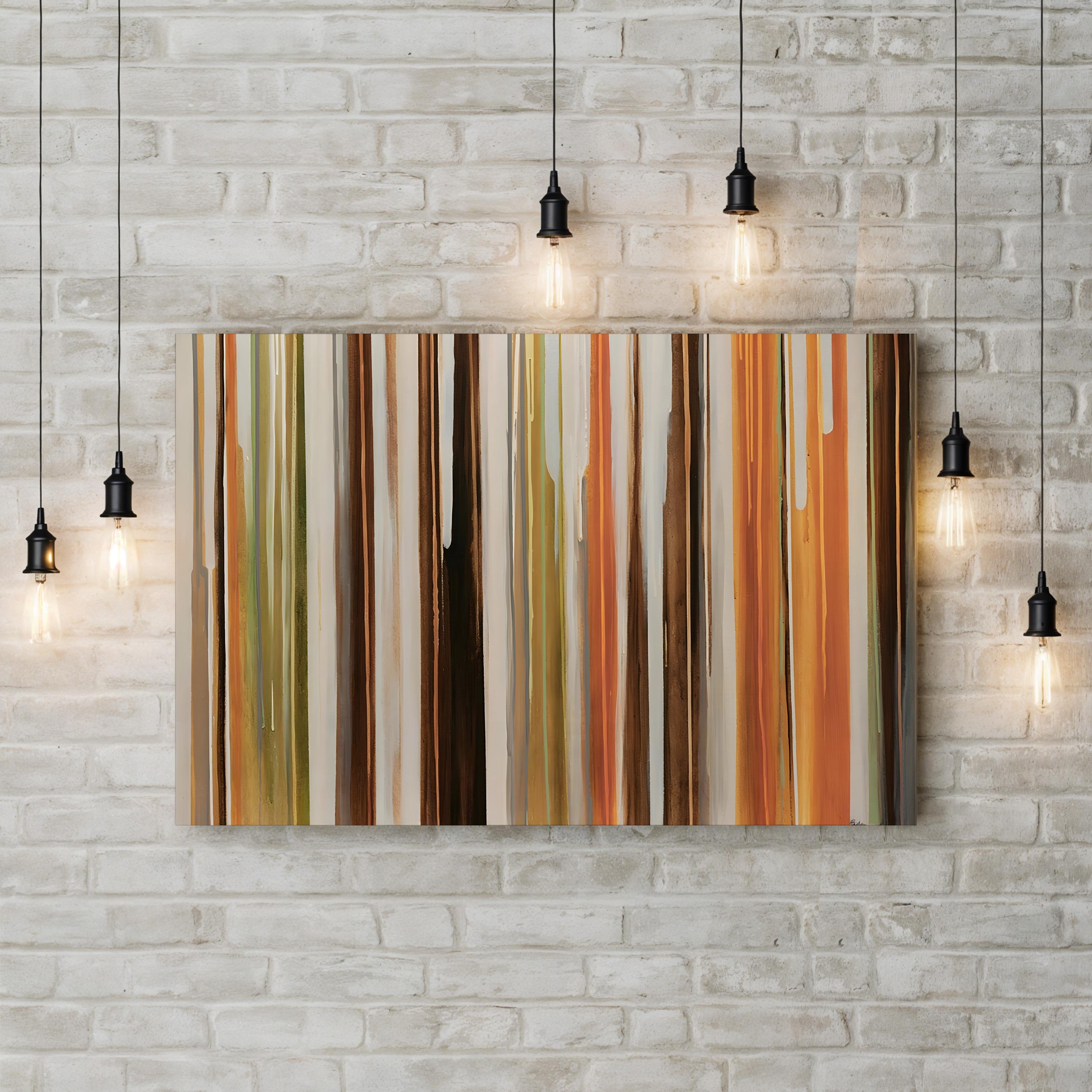 Polish II Wall Art | Contemporary Gold & Black Abstract Canvas by Sydney Edmunds