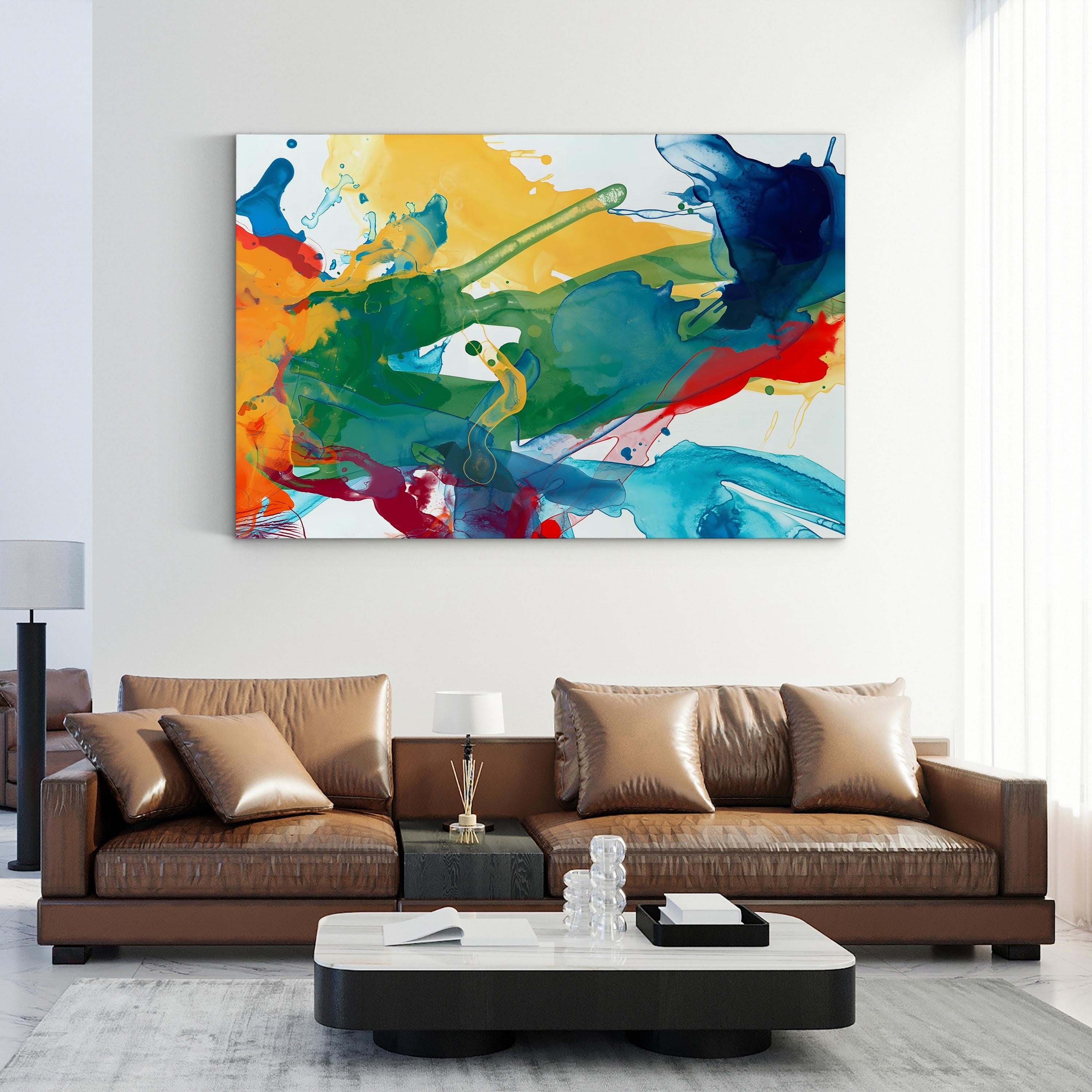 Primary Abstract I Wall Art by June Erica Vess