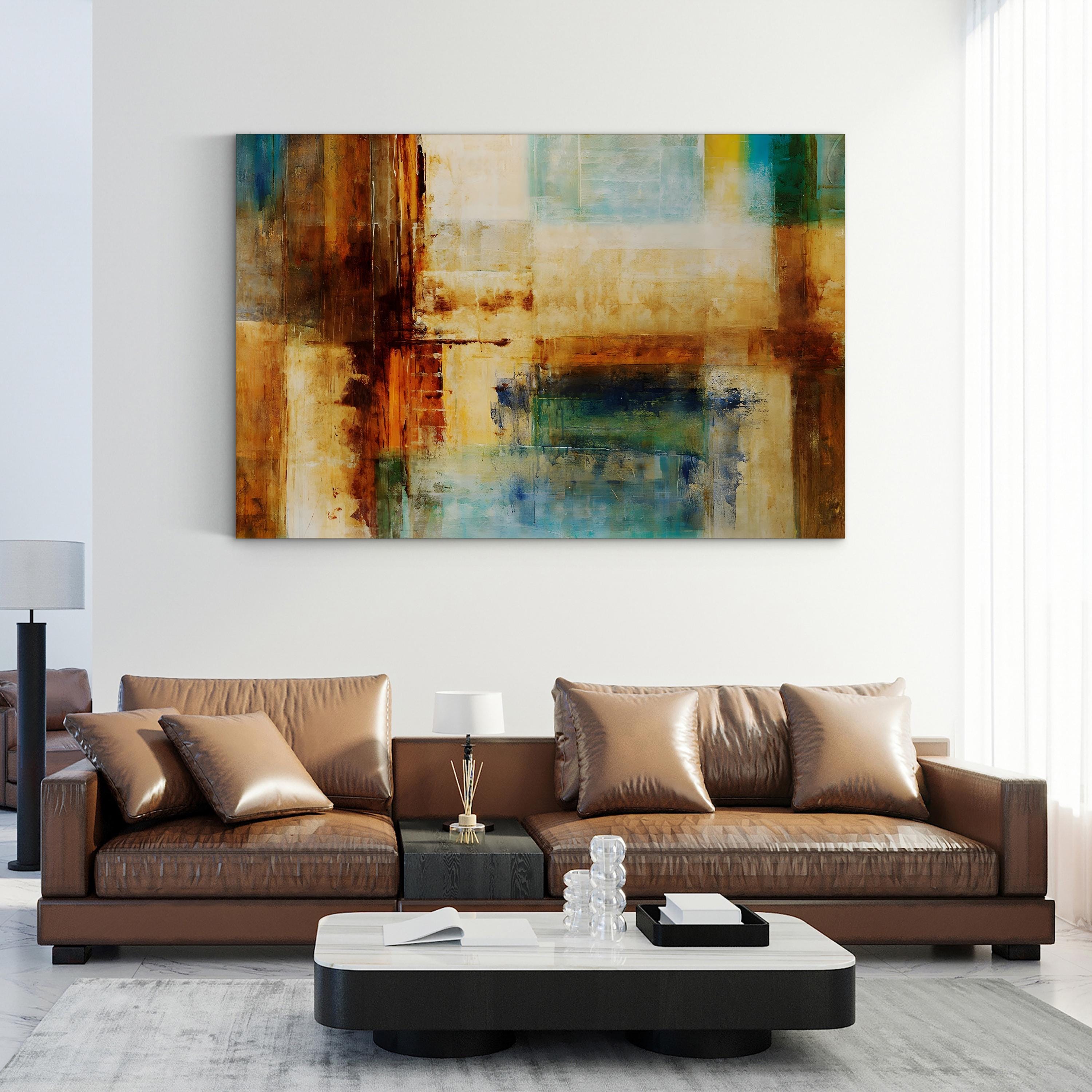 Recumbent Color Block Abstract – Joshua Schicker Wall Art | Contemporary Abstract Canvas Print