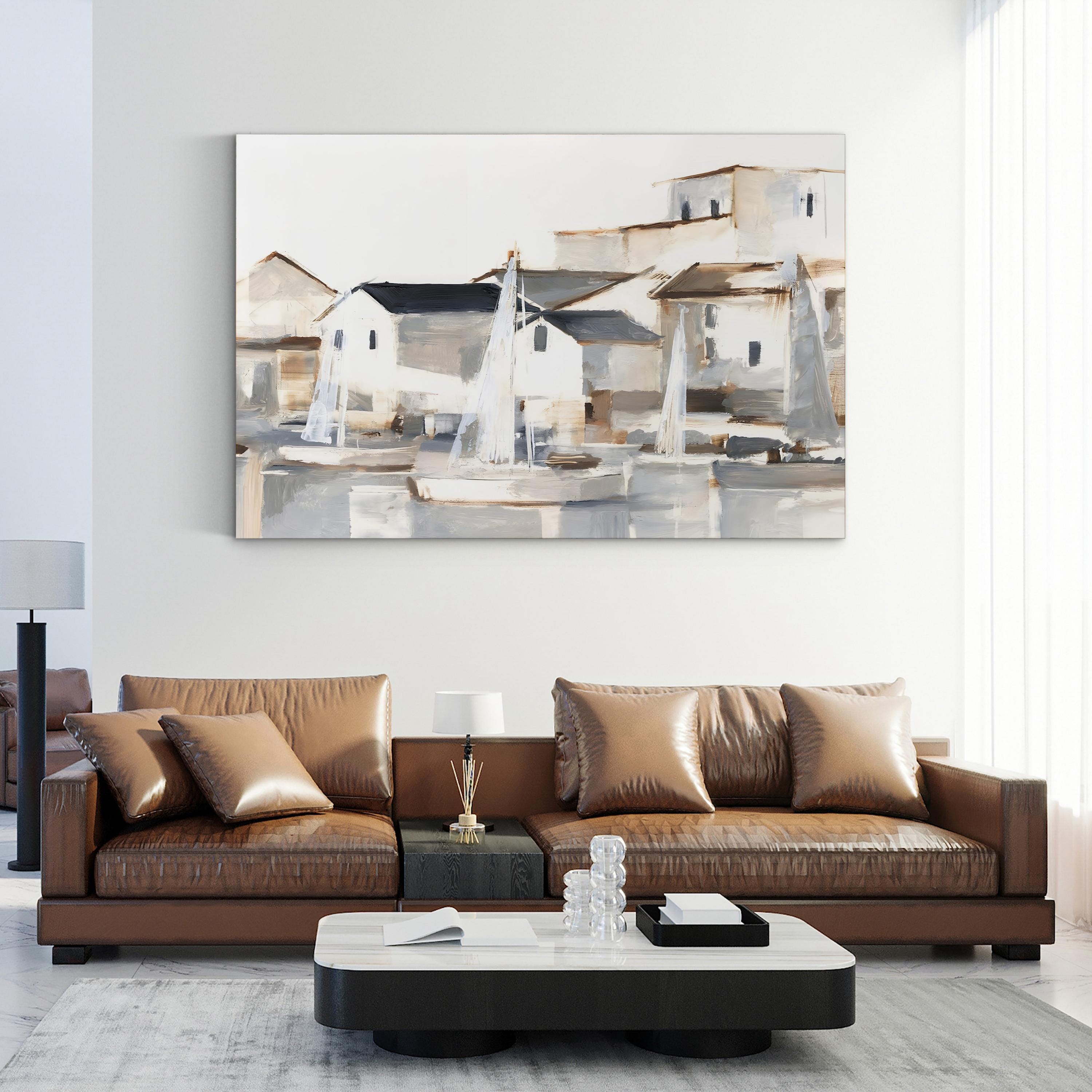 Right Conditions II Wall Art by Ethan Harper – Contemporary Coastal Nautical Canvas
