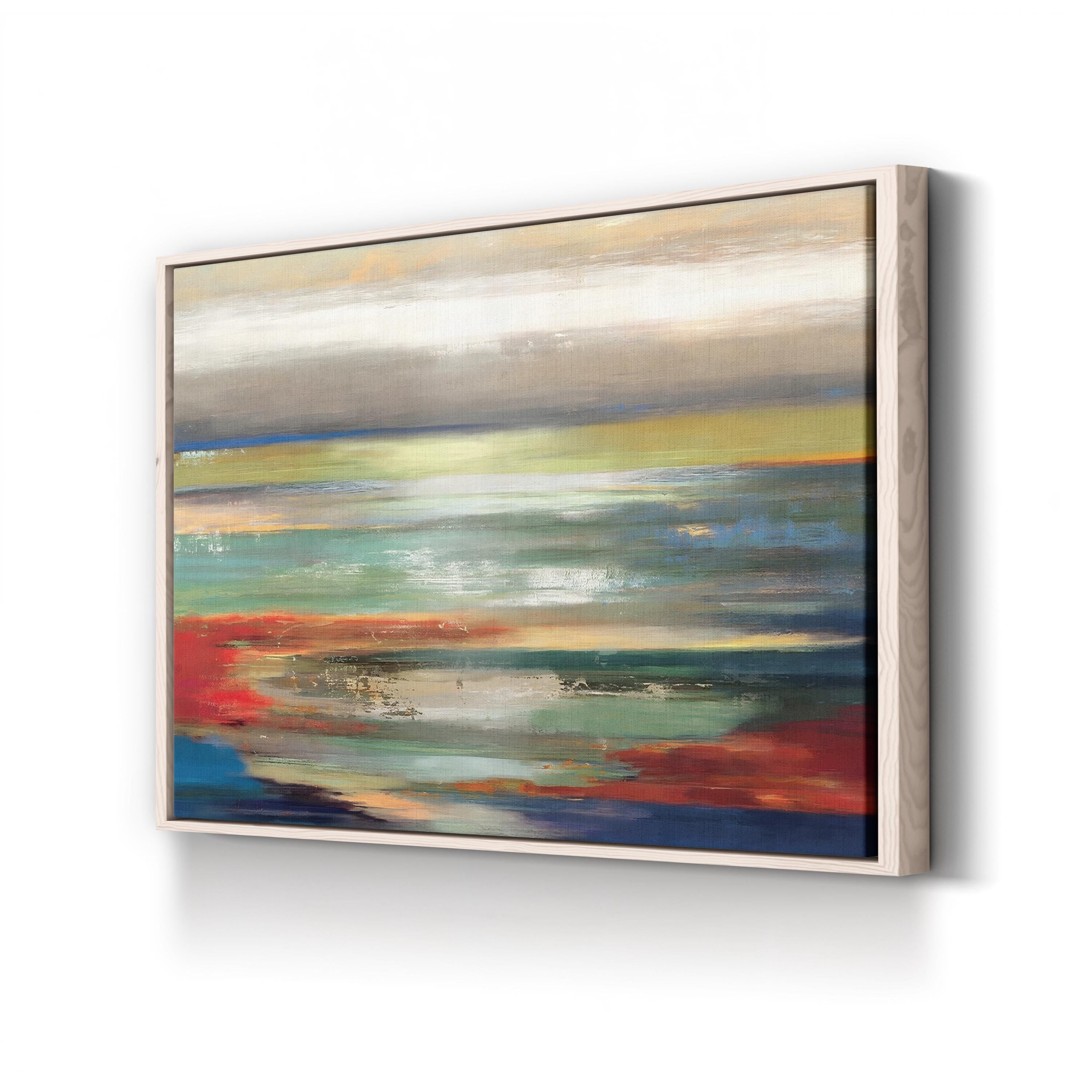 Seascape Collage VIII Wall Art by PI Studio – Contemporary Abstract Coastal Painting Print