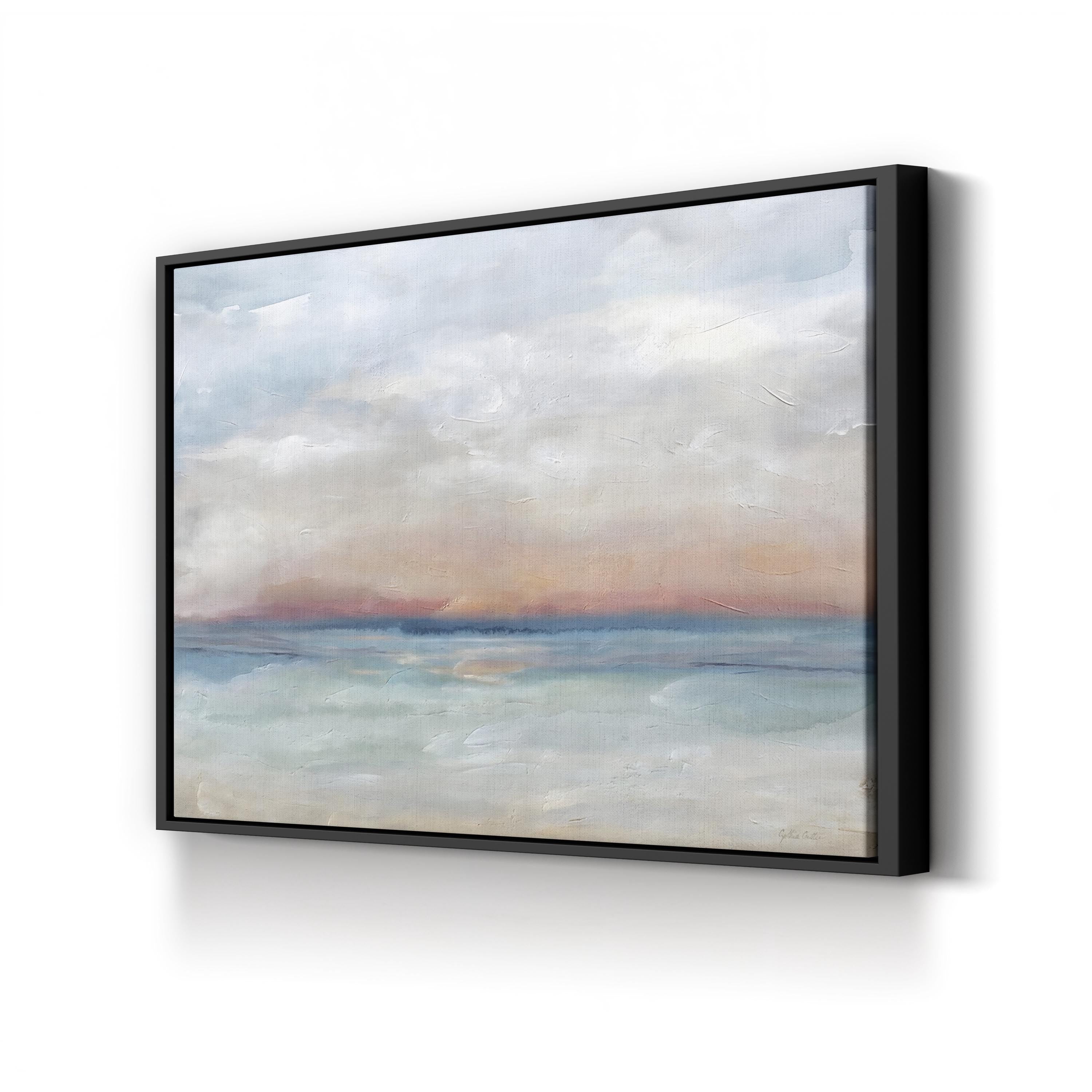 Serene Scene Coastal Horizon – Cynthia Coulter Wall Art | Contemporary Landscape Canvas Print