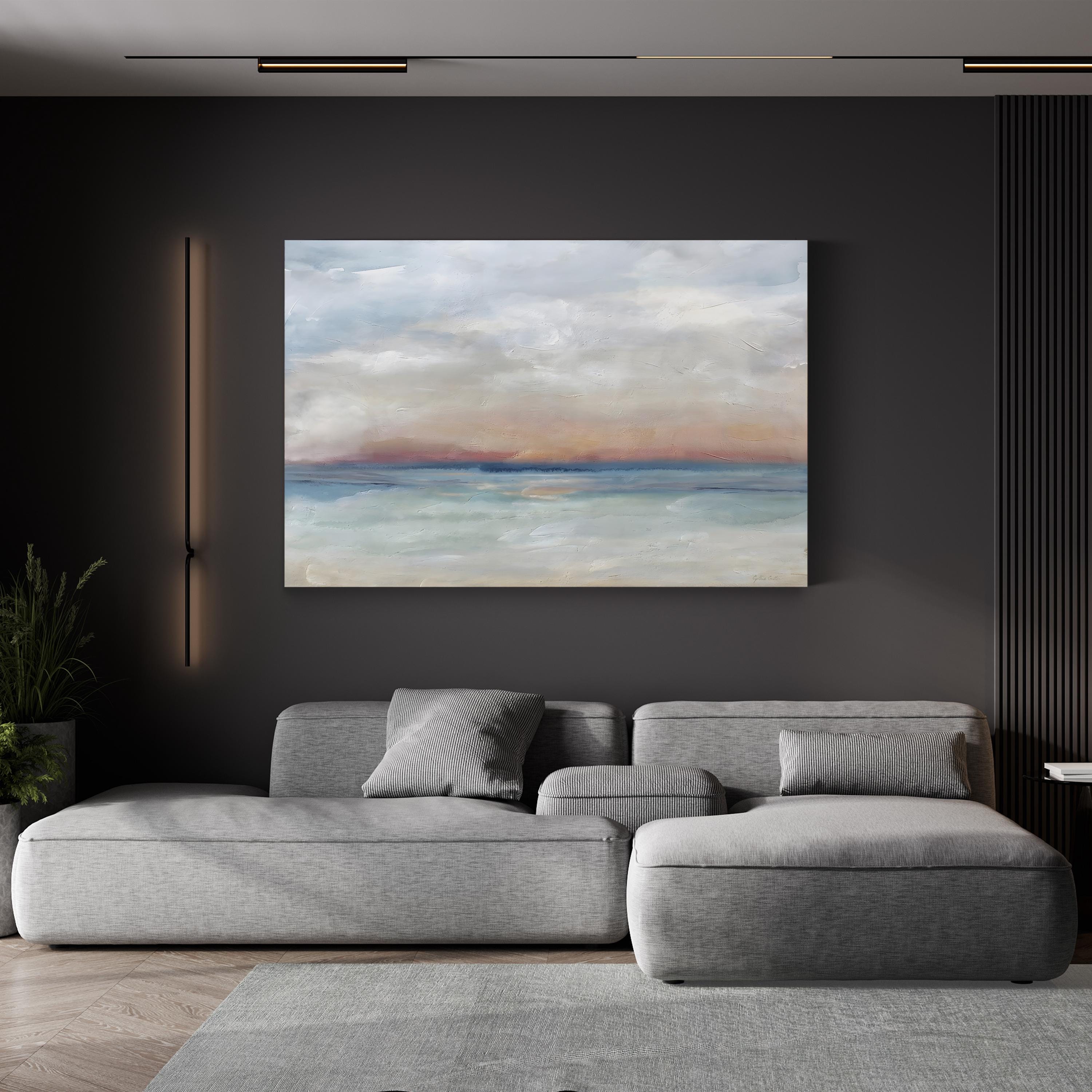 Serene Scene Coastal Horizon – Cynthia Coulter Wall Art | Contemporary Landscape Canvas Print