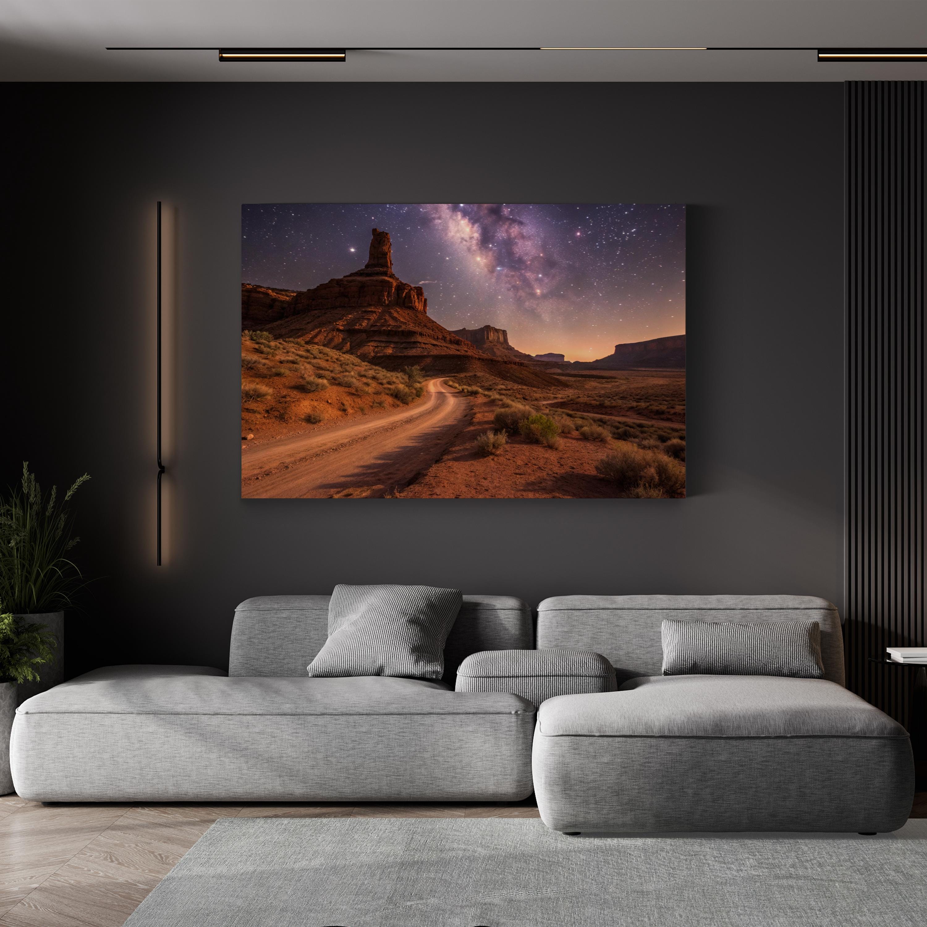Valley of the Gods, Utah – Vintage Photography Wall Art | Red Rock Canvas Print