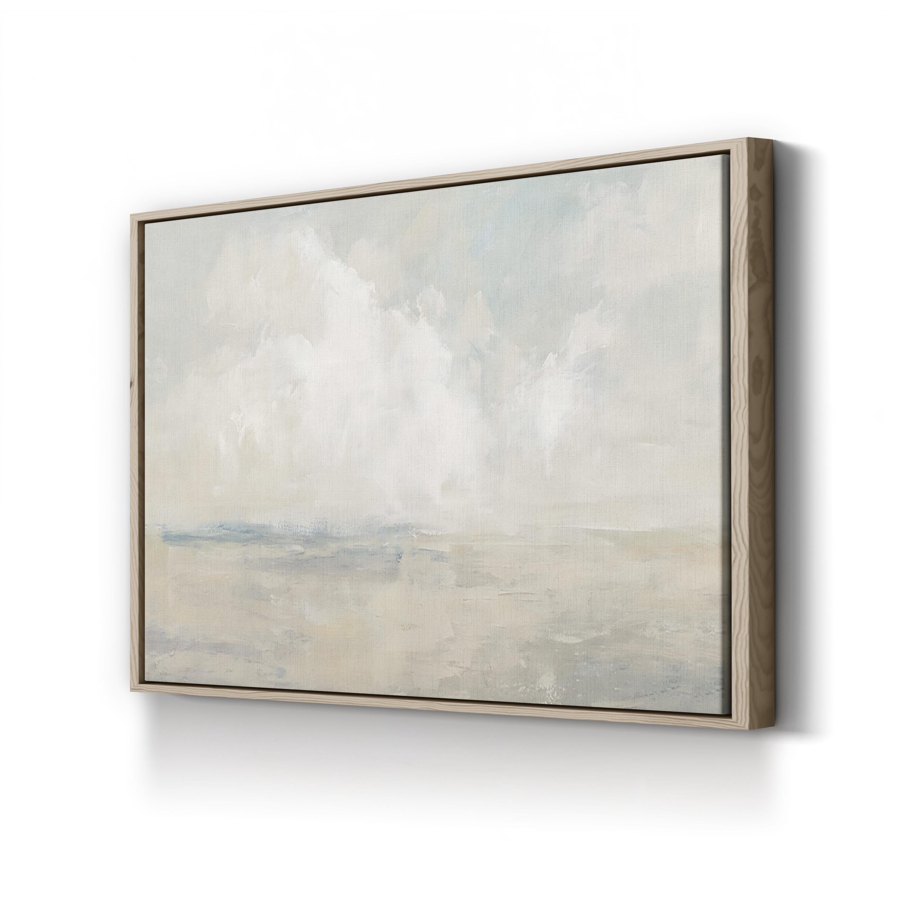 Sky and Sand Wall Art by Julia Purinton | Contemporary Abstract Coastal Landscape Canvas Print