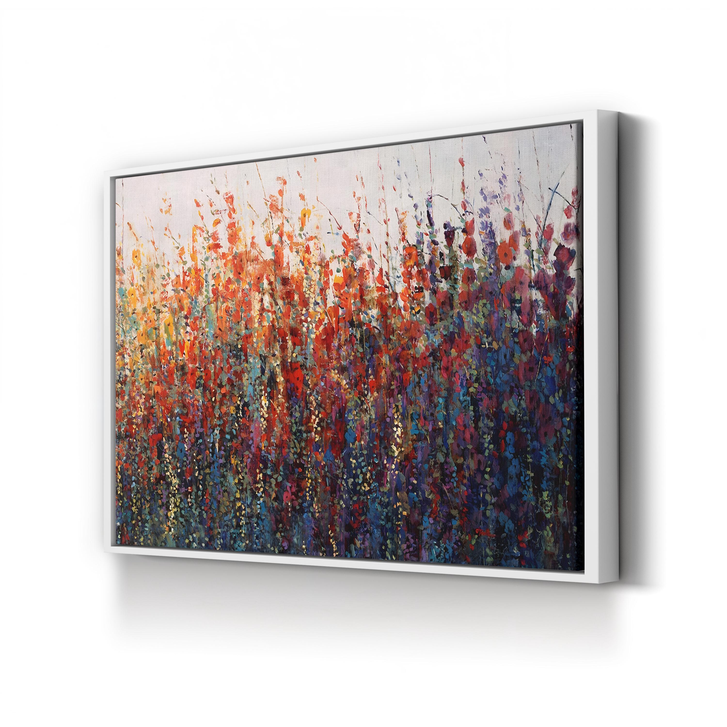 Spring Time Blooms by Tim O’Toole canvas print in White frame style