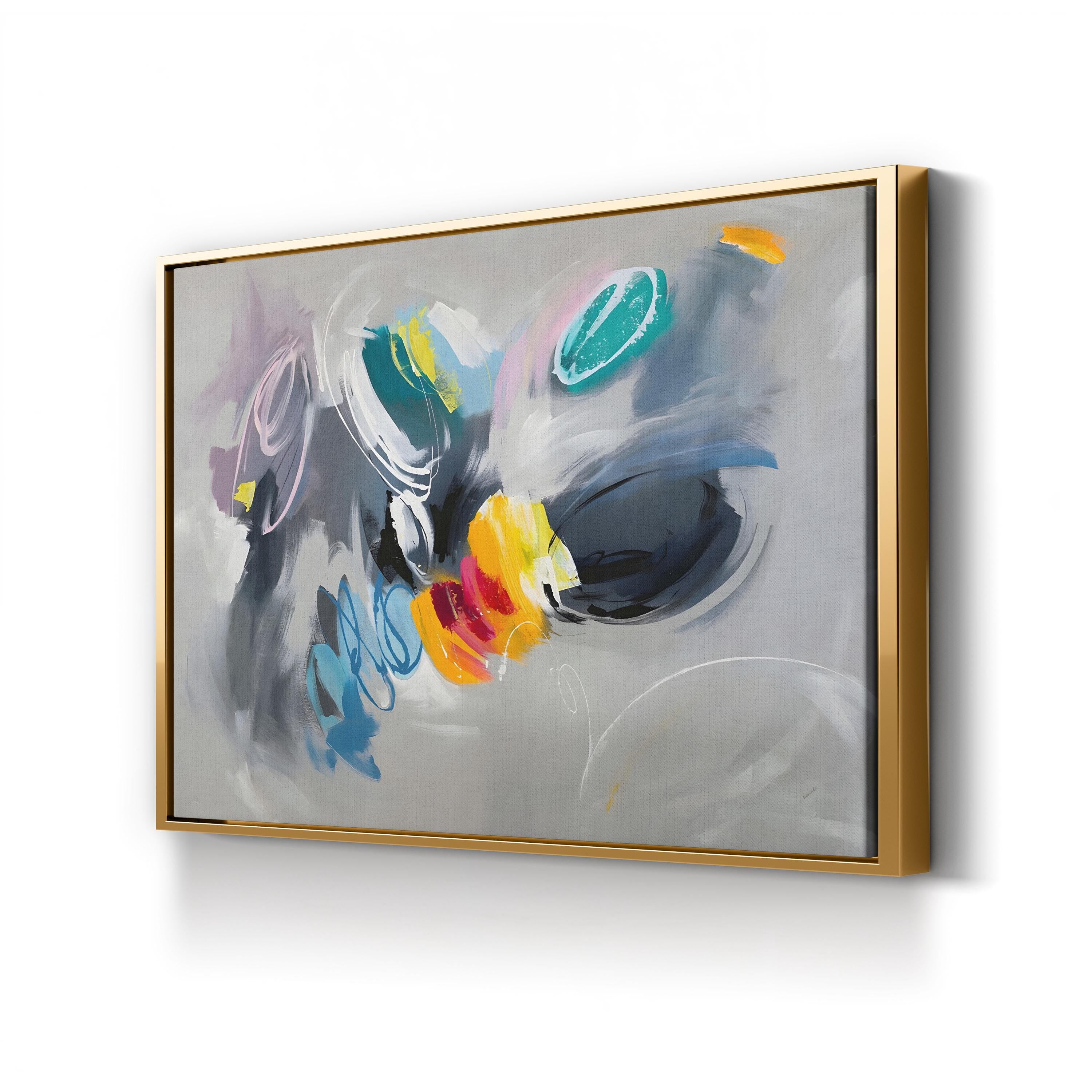Sugar Swirl Wall Art by Sydney Edmunds – Contemporary Pastel Abstract Canvas