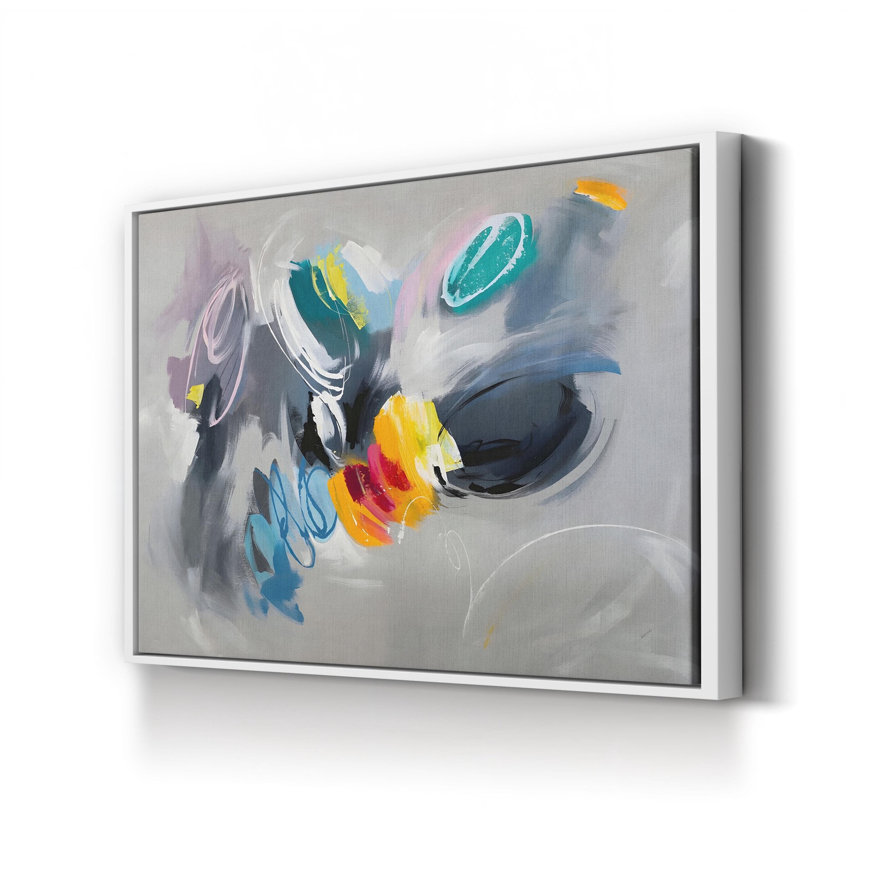 Sugar Swirl Wall Art by Sydney Edmunds – Contemporary Pastel Abstract Canvas