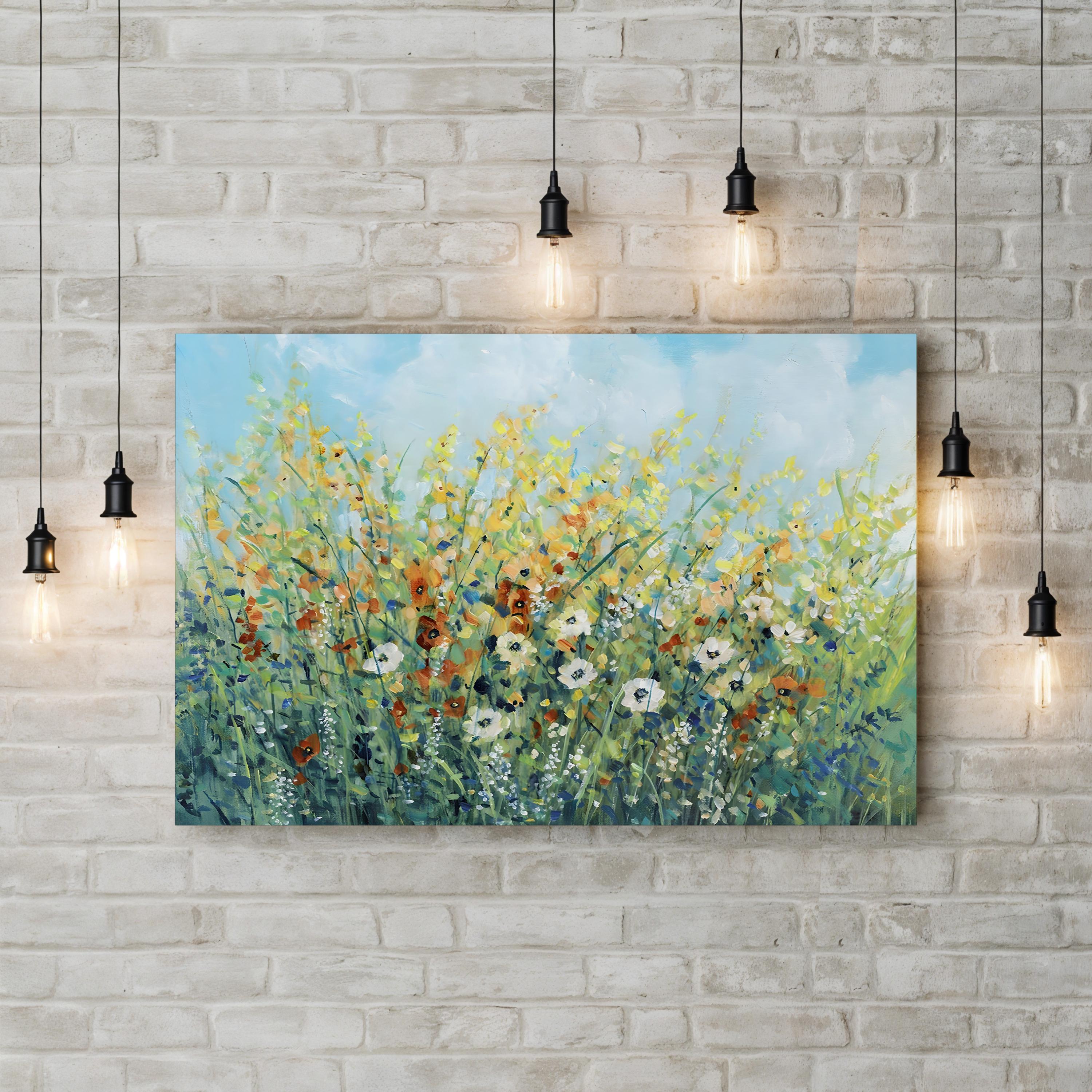 Summer Flowering I Wall Art by Tim O’Toole – Contemporary Floral Canvas Print