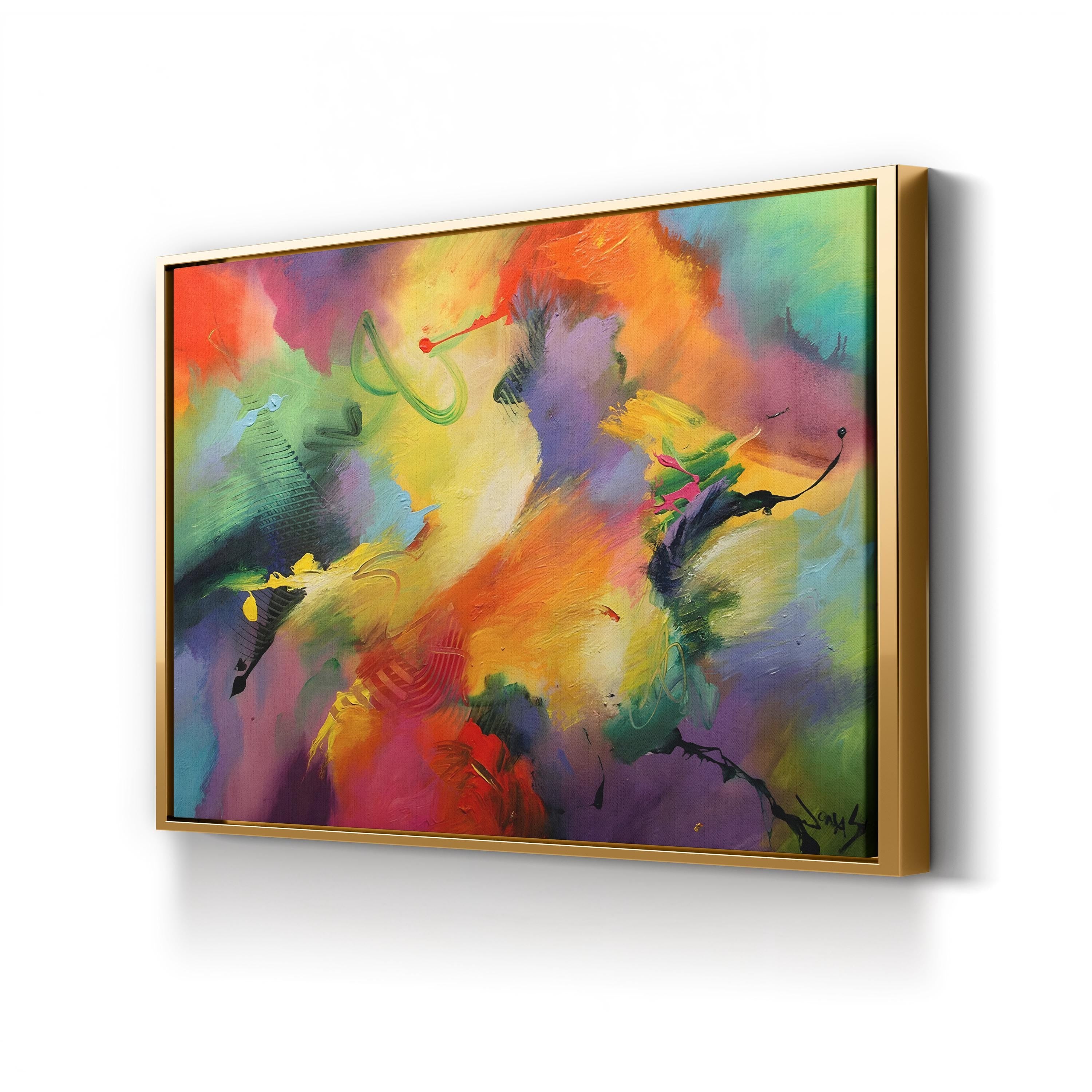 Summer Love Wall Art by Jonas Gerard – Abstract Floral Canvas Print
