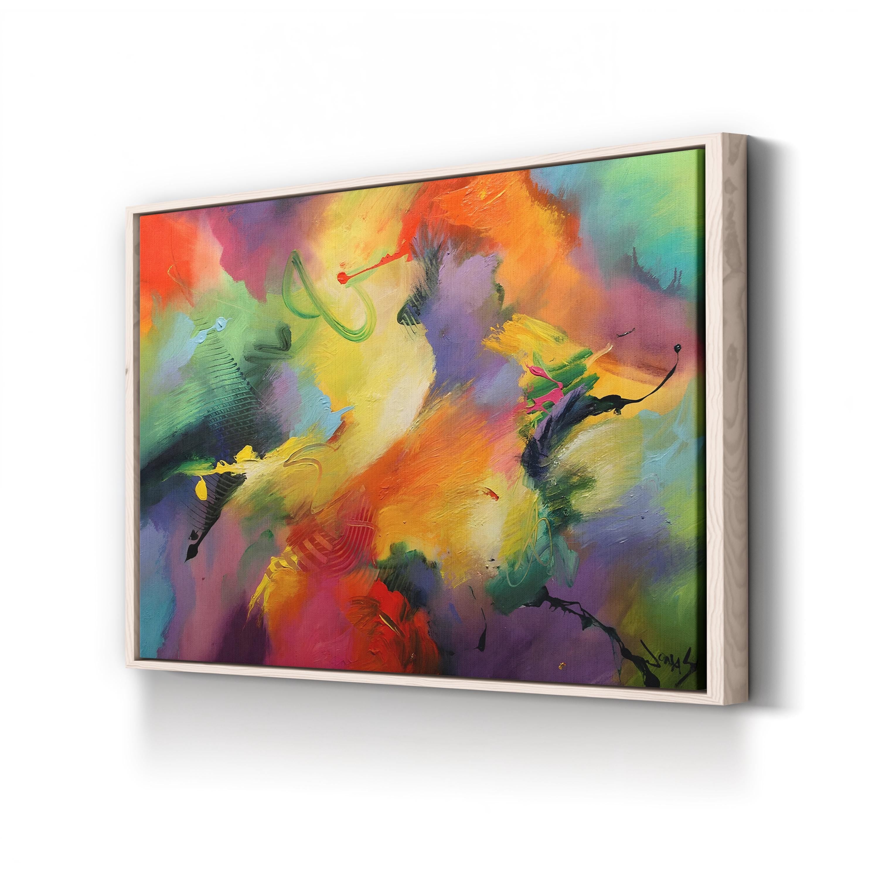 Summer Love Wall Art by Jonas Gerard – Abstract Floral Canvas Print