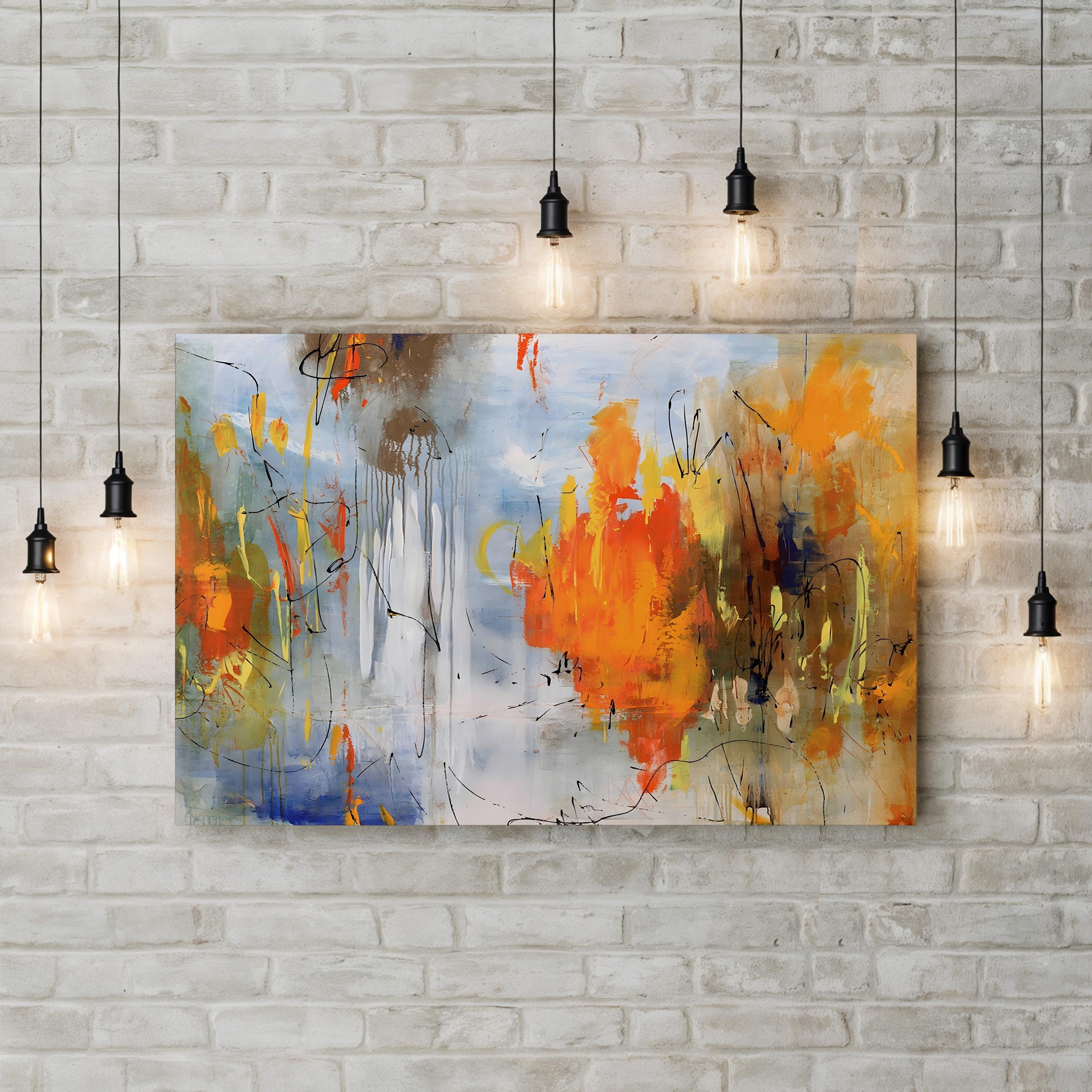 Sundowners Wall Art by Joshua Schicker | Contemporary Abstract Sunset Canvas Print
