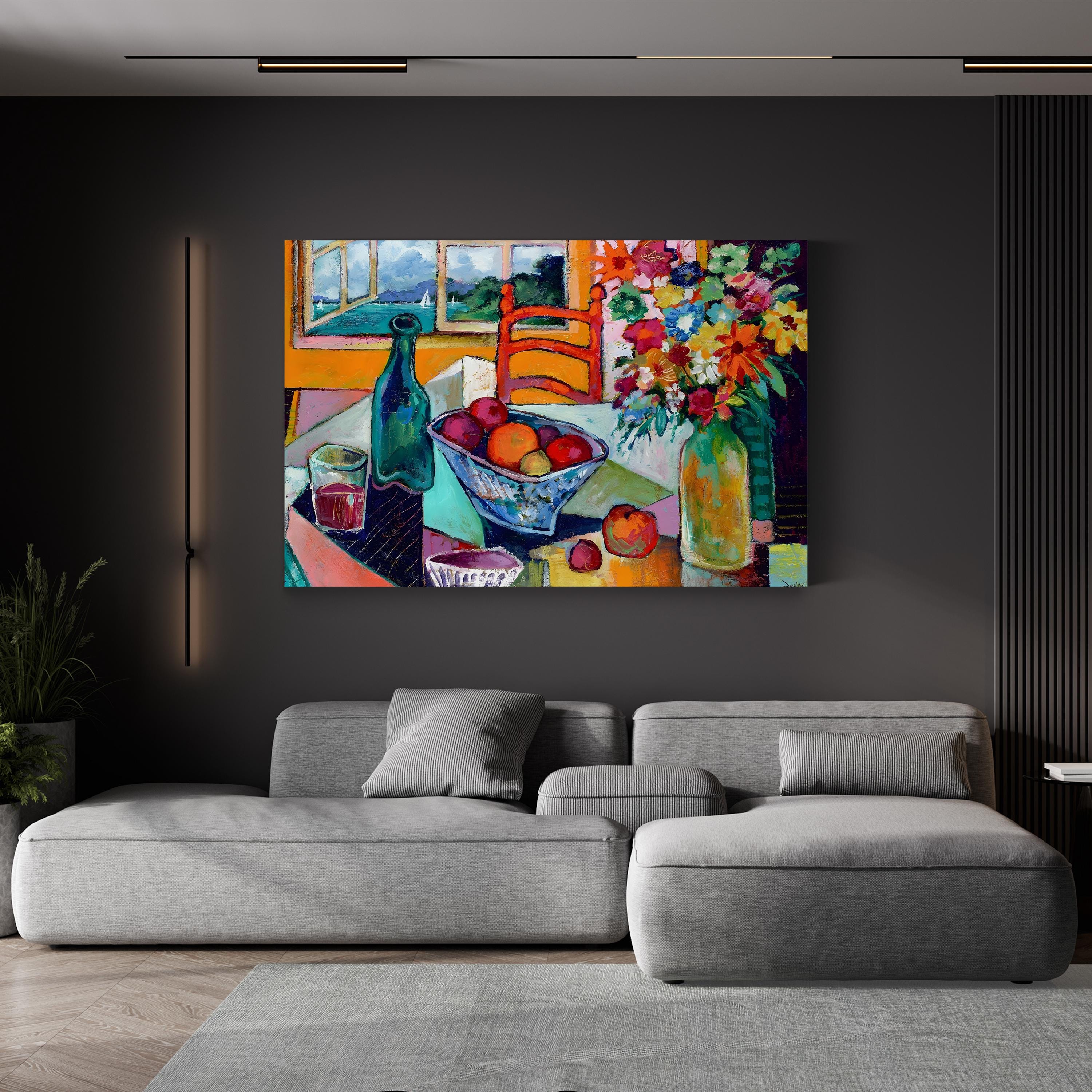 Swift Undercurrent Wall Art | Contemporary Abstract Ink Composition