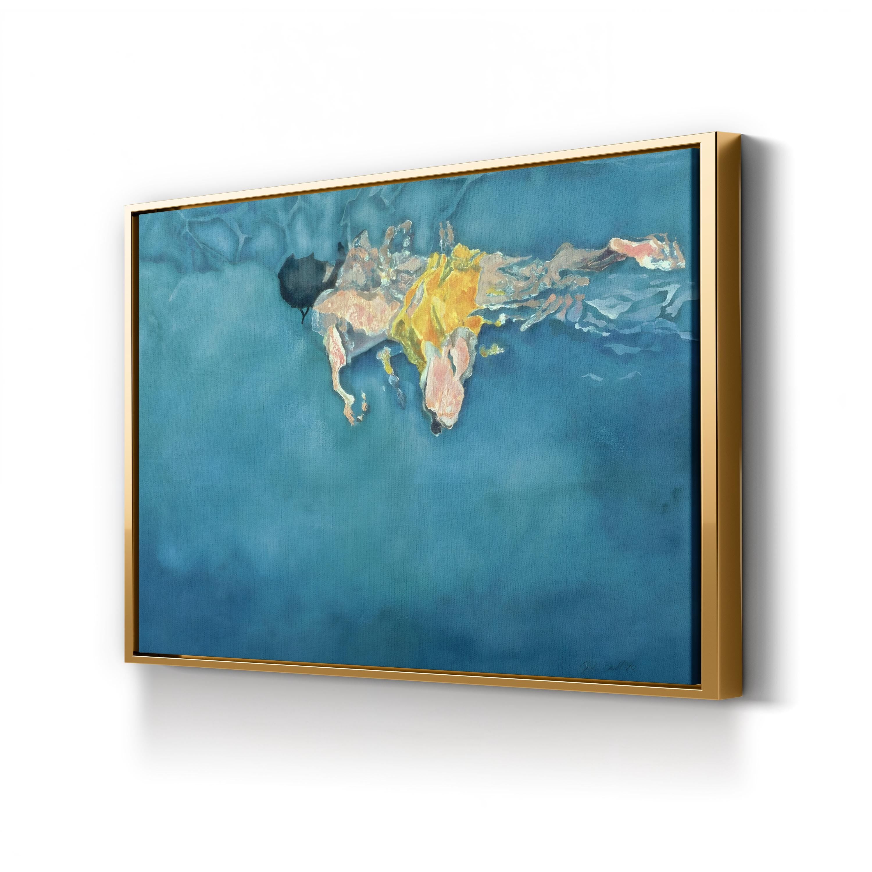 Swimmer in Yellow, 1990 Wall Art by Gareth Ball