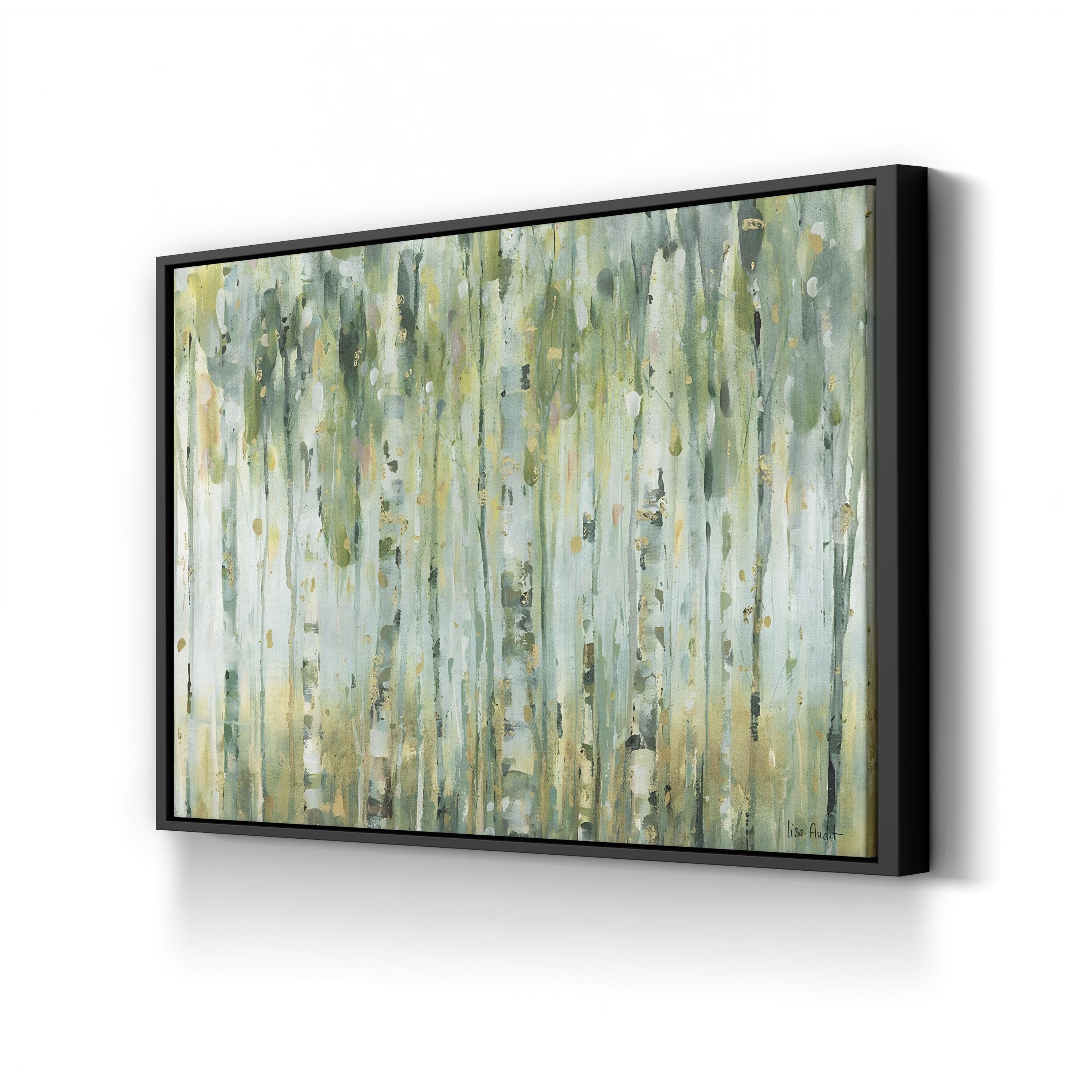 The Forest I Wall Art – Contemporary Abstract Forest Canvas by Lisa Audit