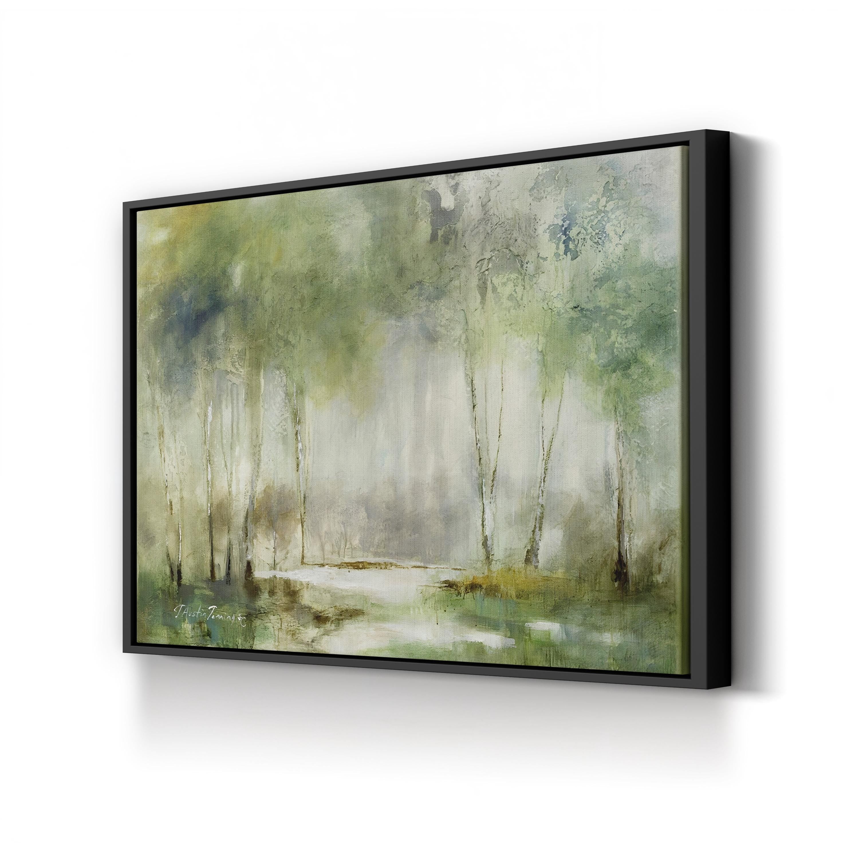 The Quiet Life Abstract Forest Landscape by J. Austin Jennings