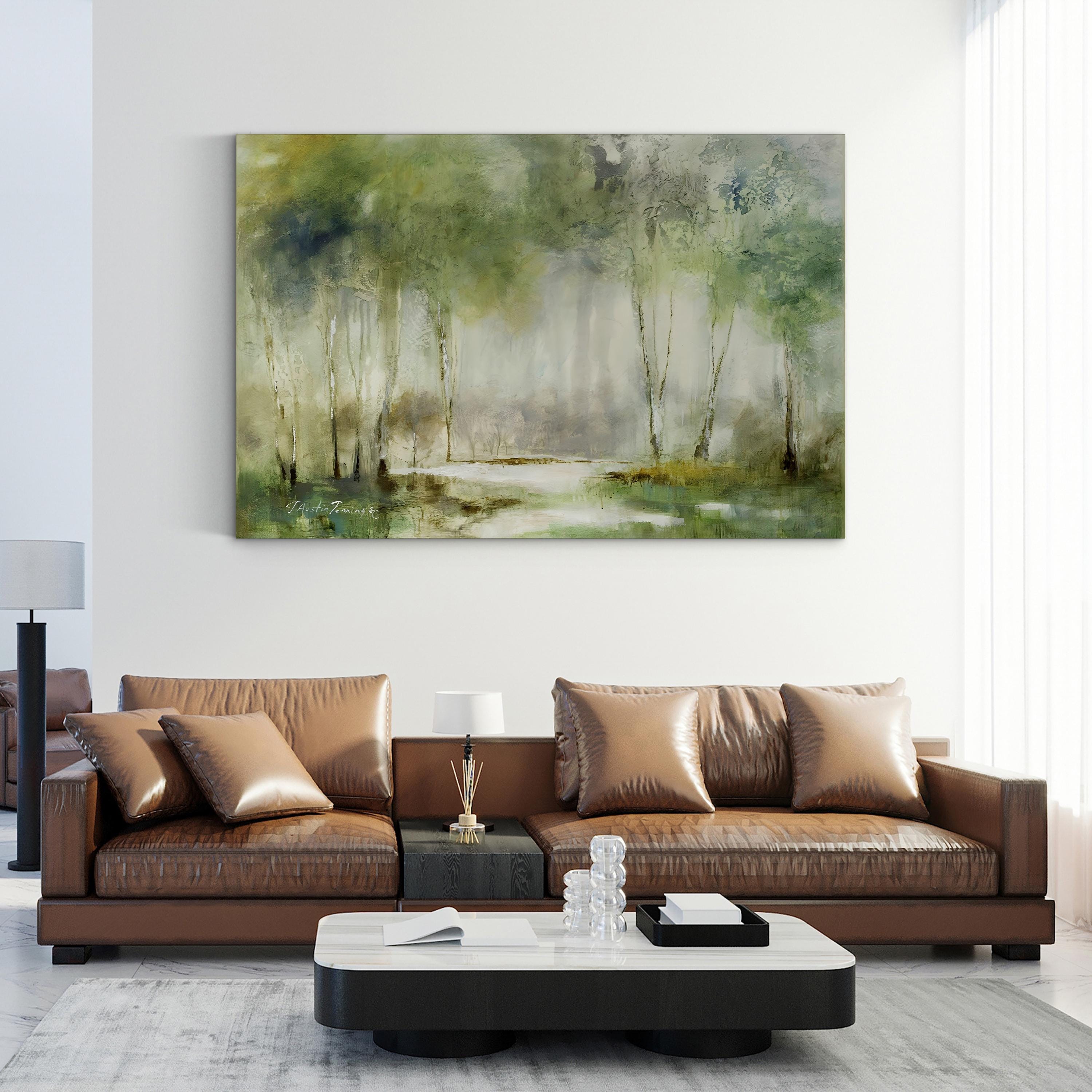 The Quiet Life Abstract Forest Landscape by J. Austin Jennings
