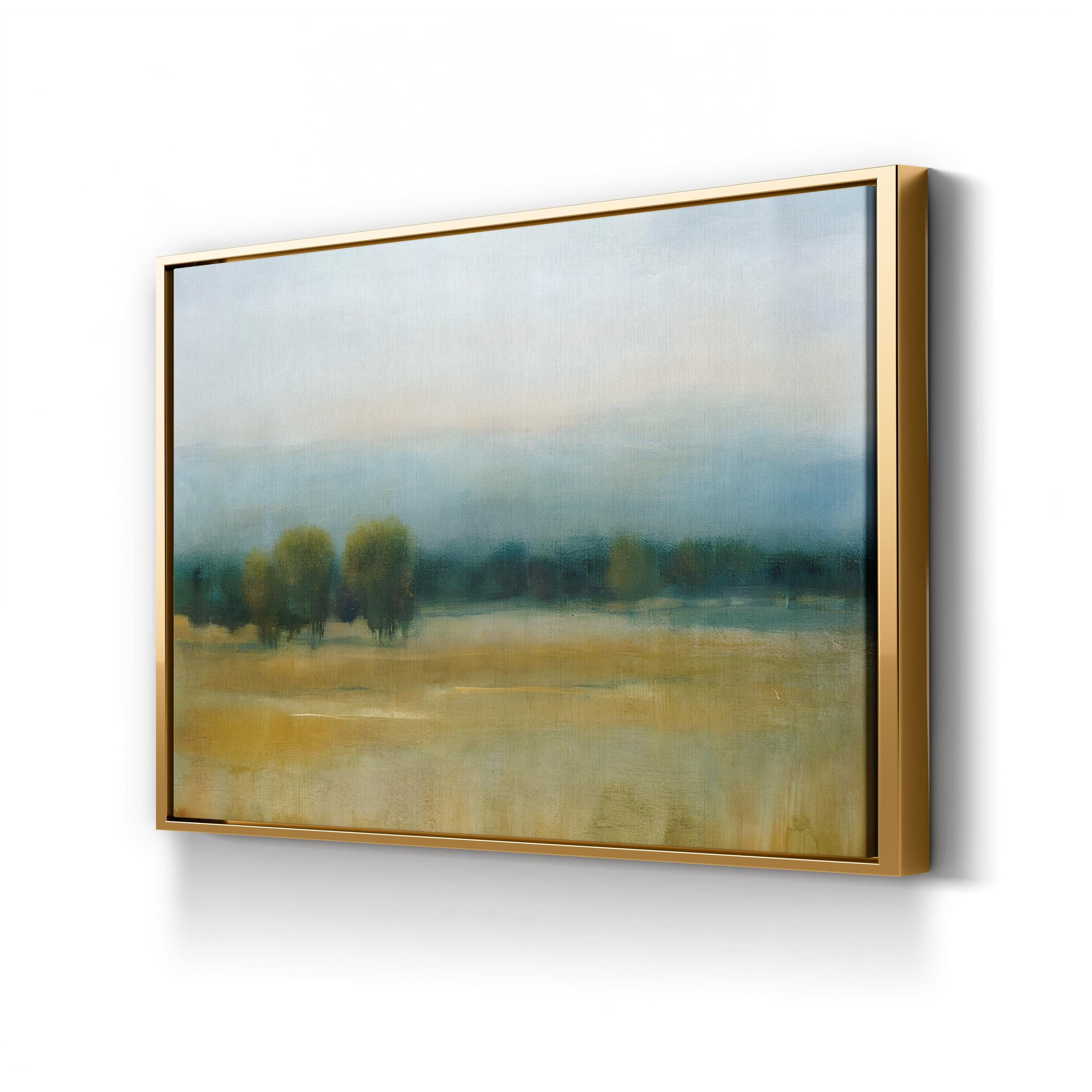 Tranquil Morning I Wall Art by Tim O’Toole – Contemporary Pastel River Landscape