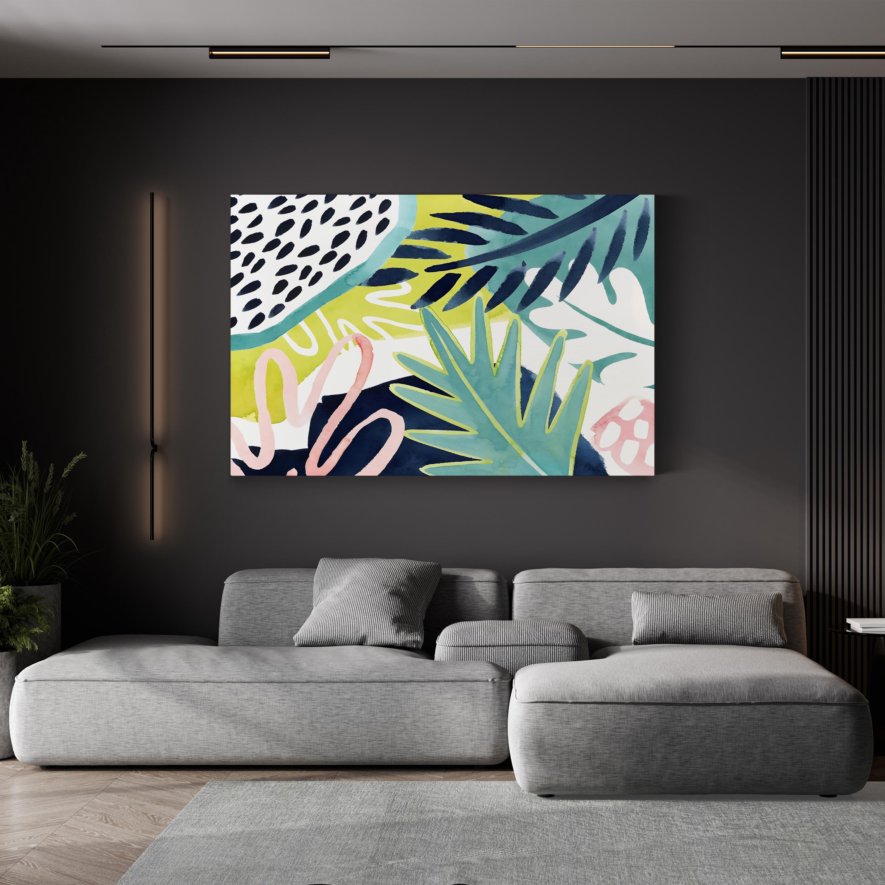 Tropical Palm Leafs Salve I by Grace Popp