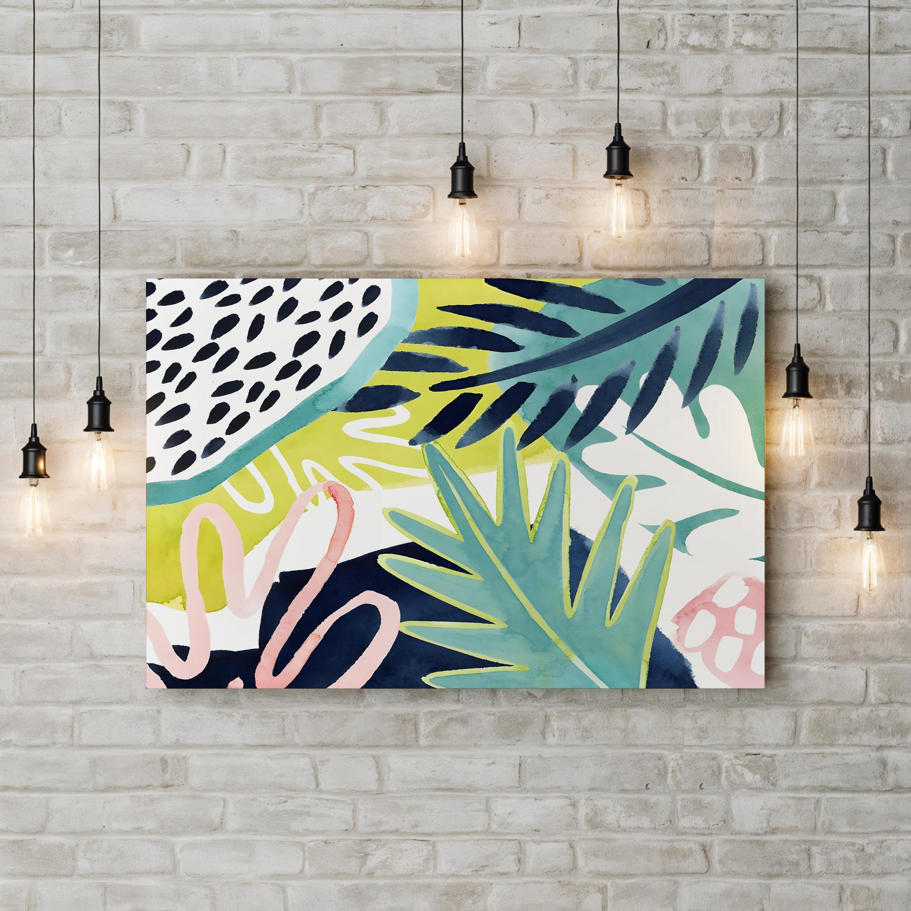 Tropical Palm Leafs Salve I by Grace Popp