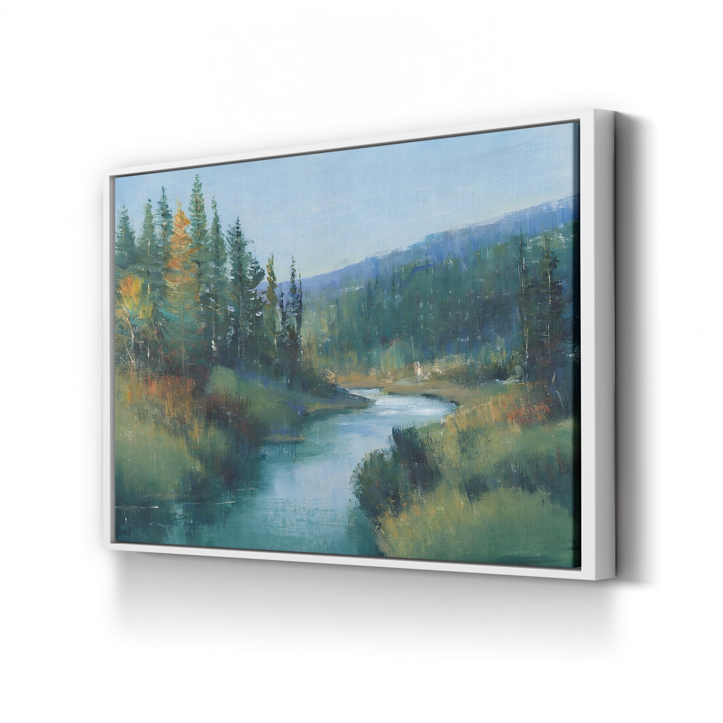 Trout Stream Canvas Art: Serene River Landscape by Tim O’Toole