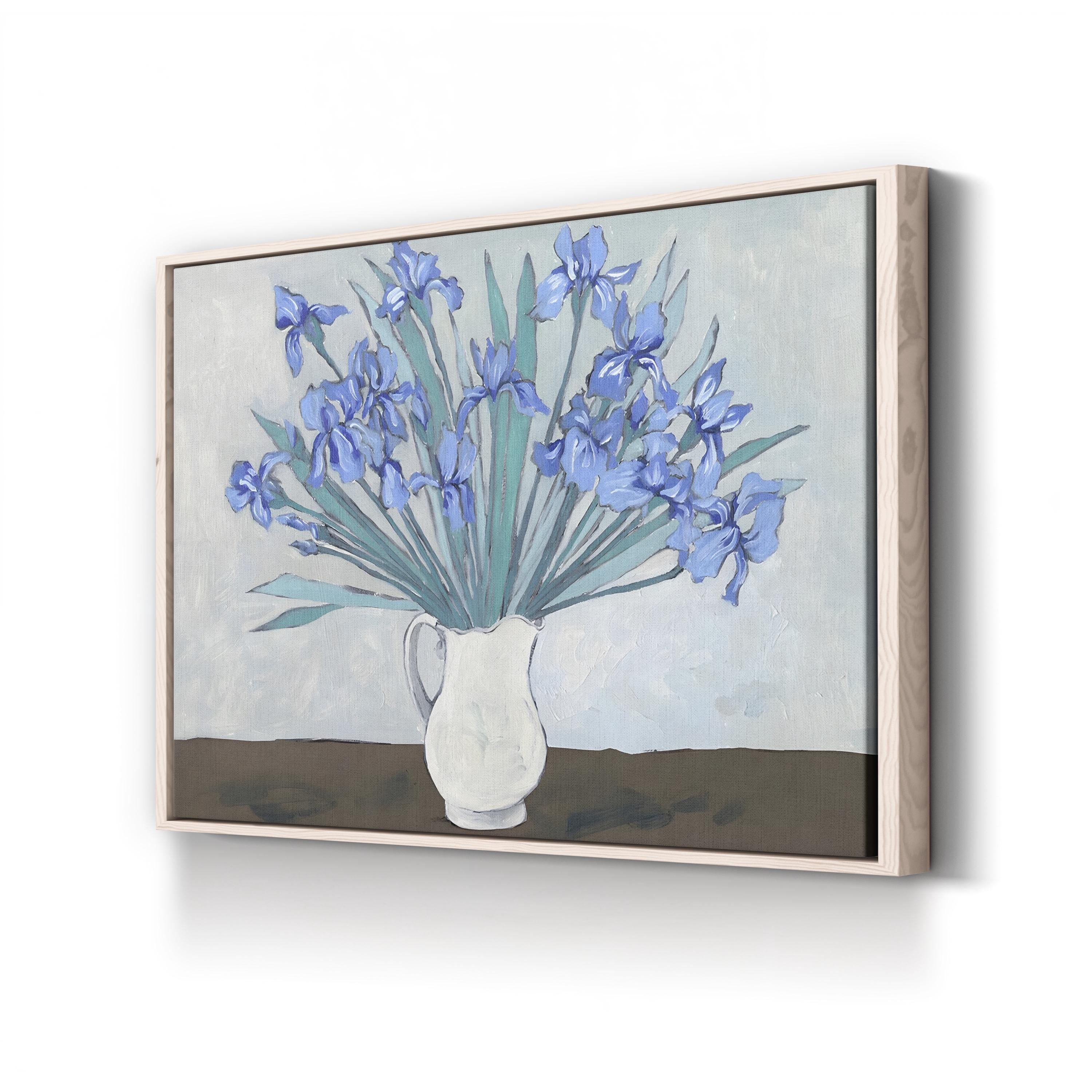 Van Gogh “Irises II” – Impressionist Floral Still Life Canvas Art