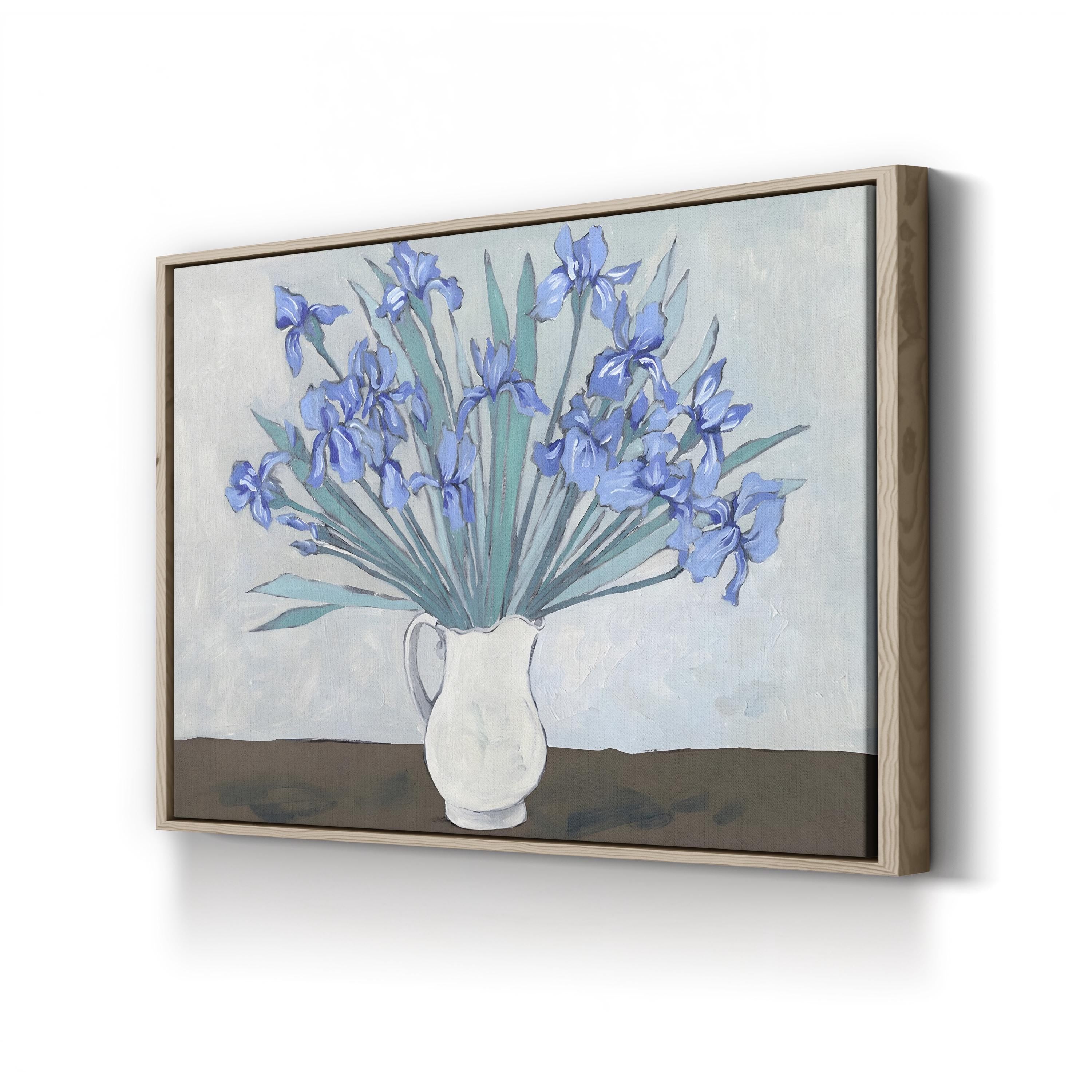 Van Gogh “Irises II” – Impressionist Floral Still Life Canvas Art