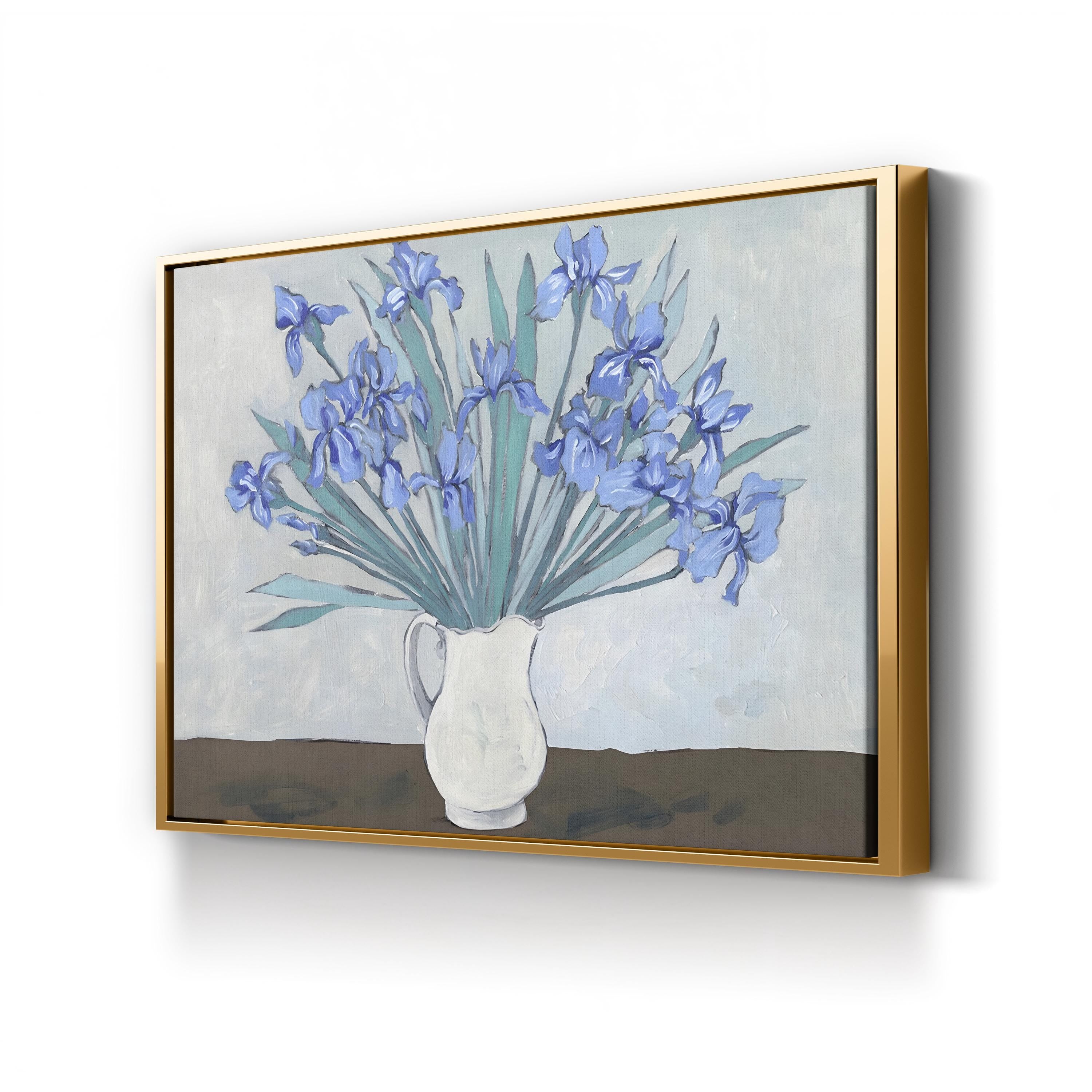 Van Gogh “Irises II” – Impressionist Floral Still Life Canvas Art
