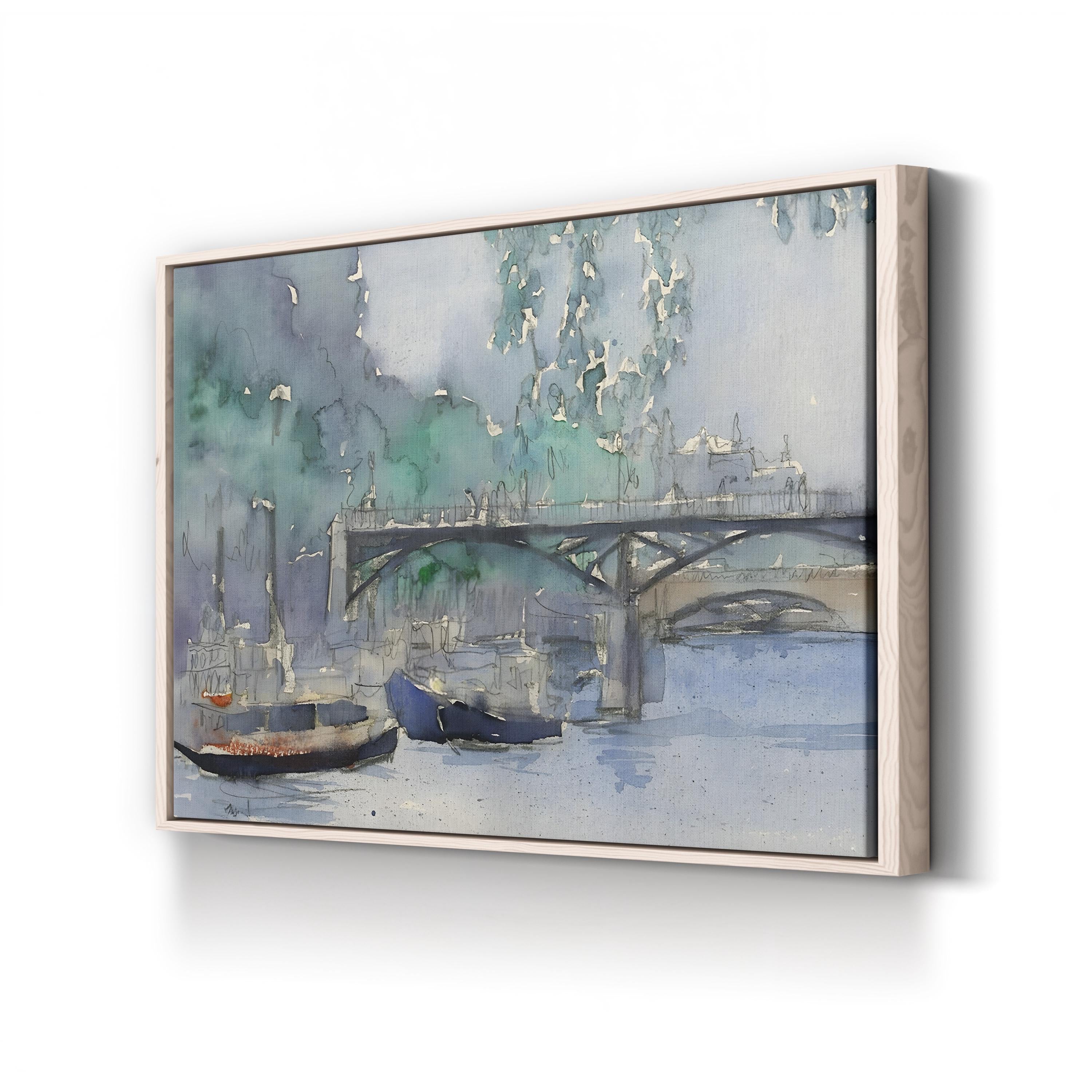 Venice Canal Watercolors V – Samuel Dixon Wall Art | Venetian Cityscape Canvas Print