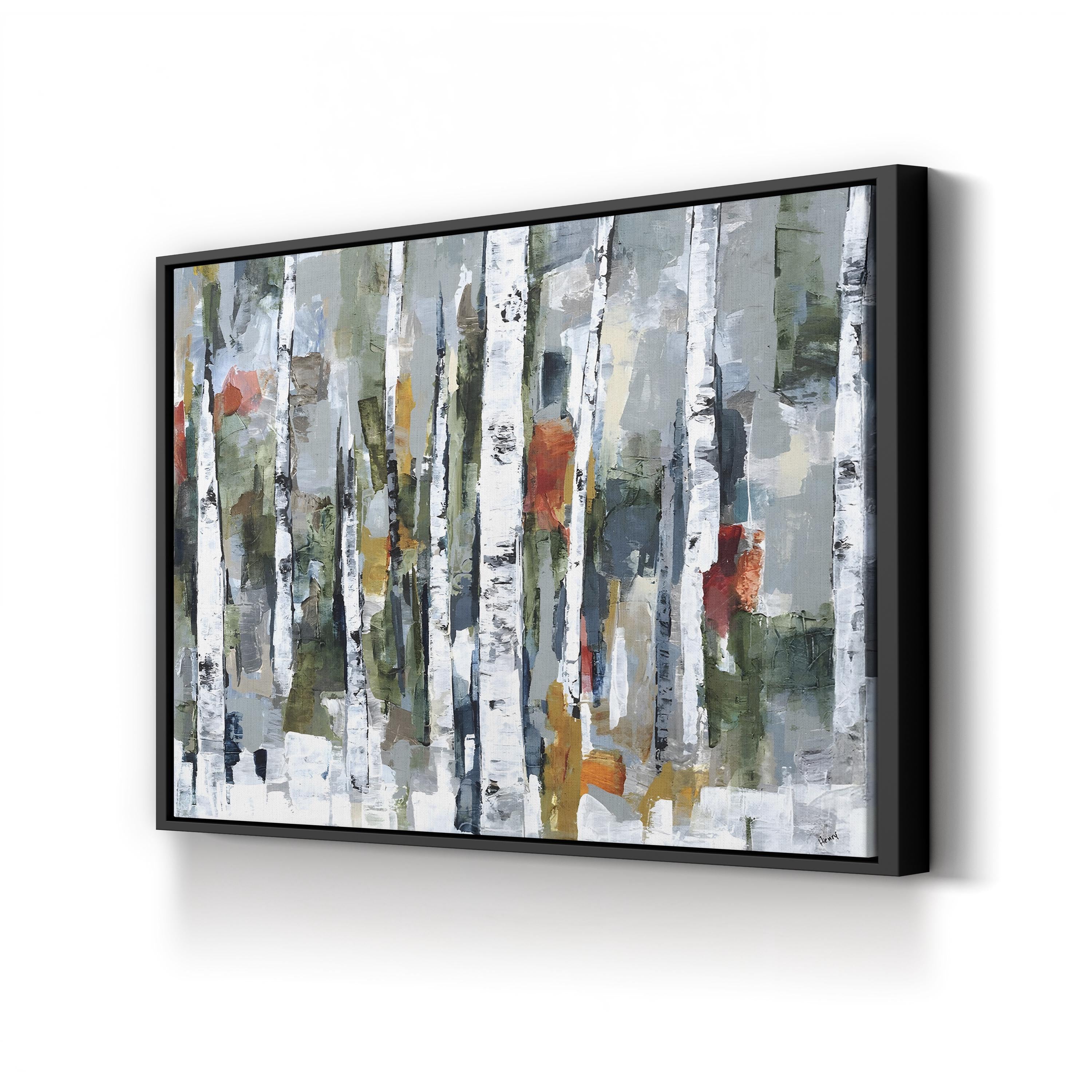 Vibrant Nature Wall Art by Alexys Henry | Contemporary Abstract Forest Canvas Print