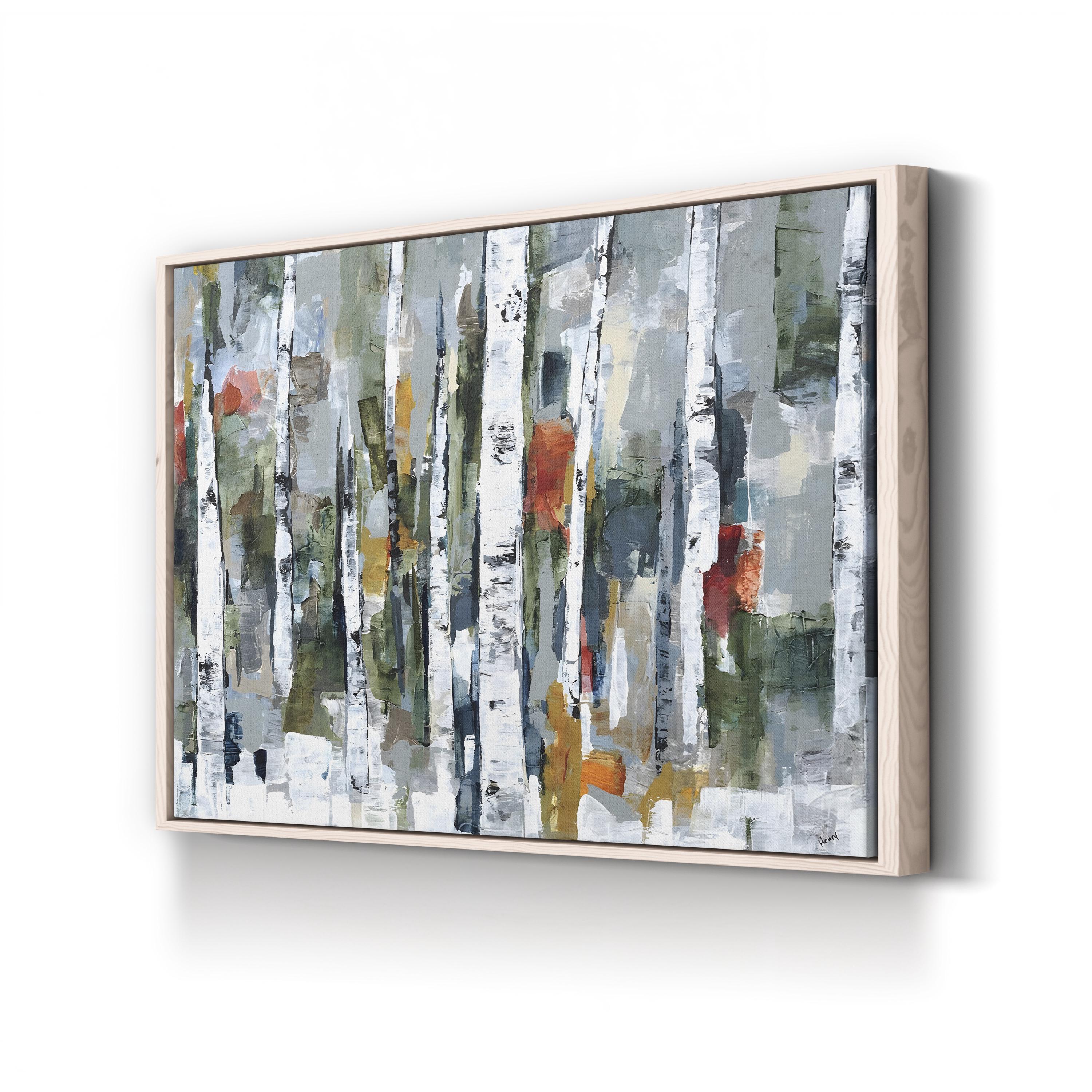 Vibrant Nature Wall Art by Alexys Henry | Contemporary Abstract Forest Canvas Print