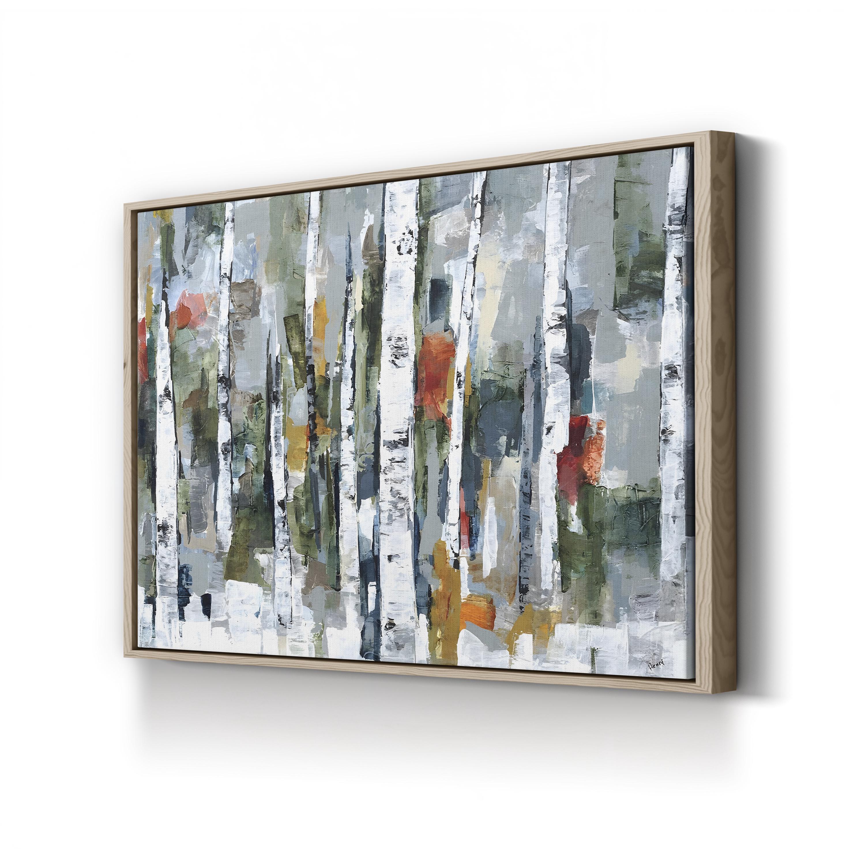 Vibrant Nature Wall Art by Alexys Henry | Contemporary Abstract Forest Canvas Print