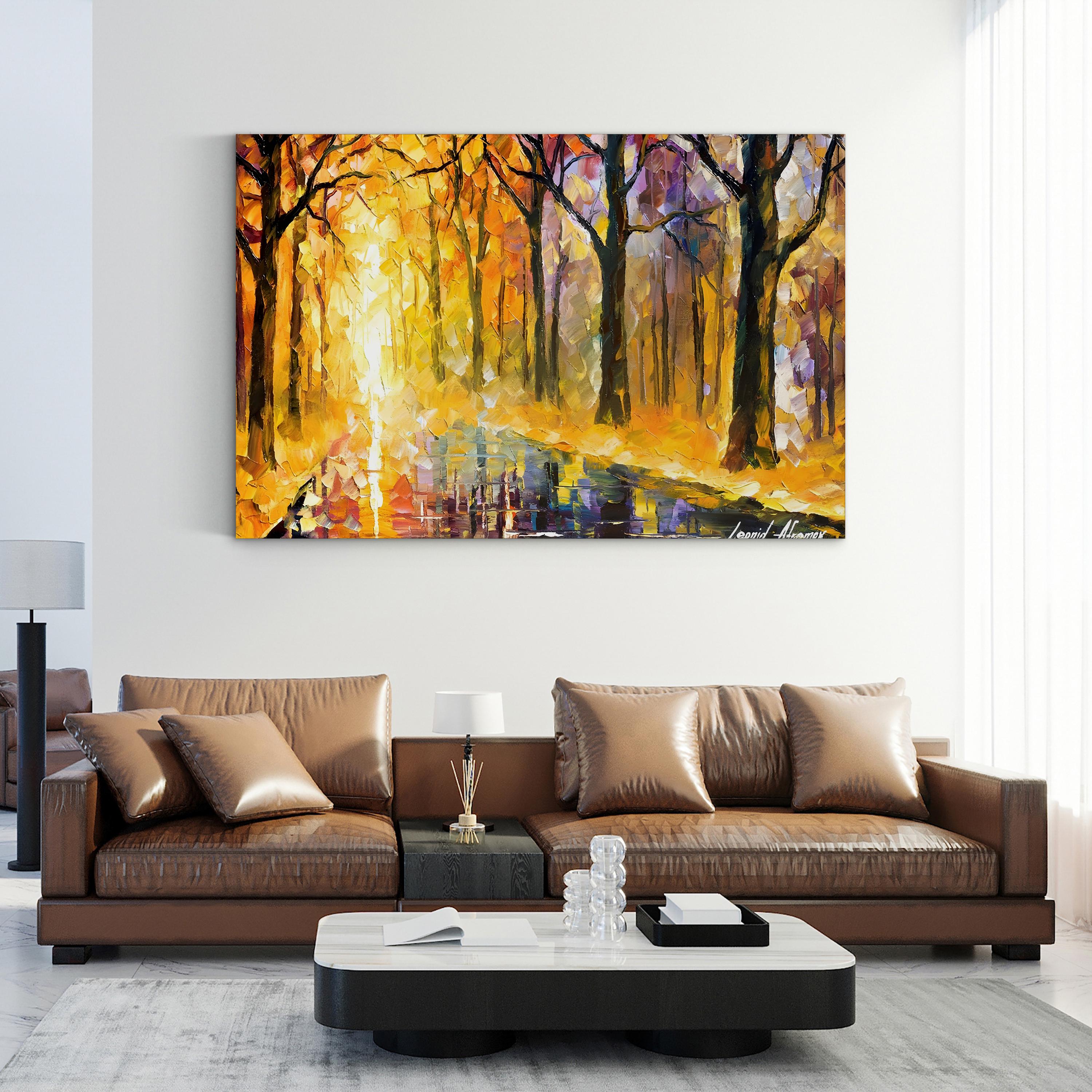 Vibrations That Never End Wall Art by Leonid Afremov