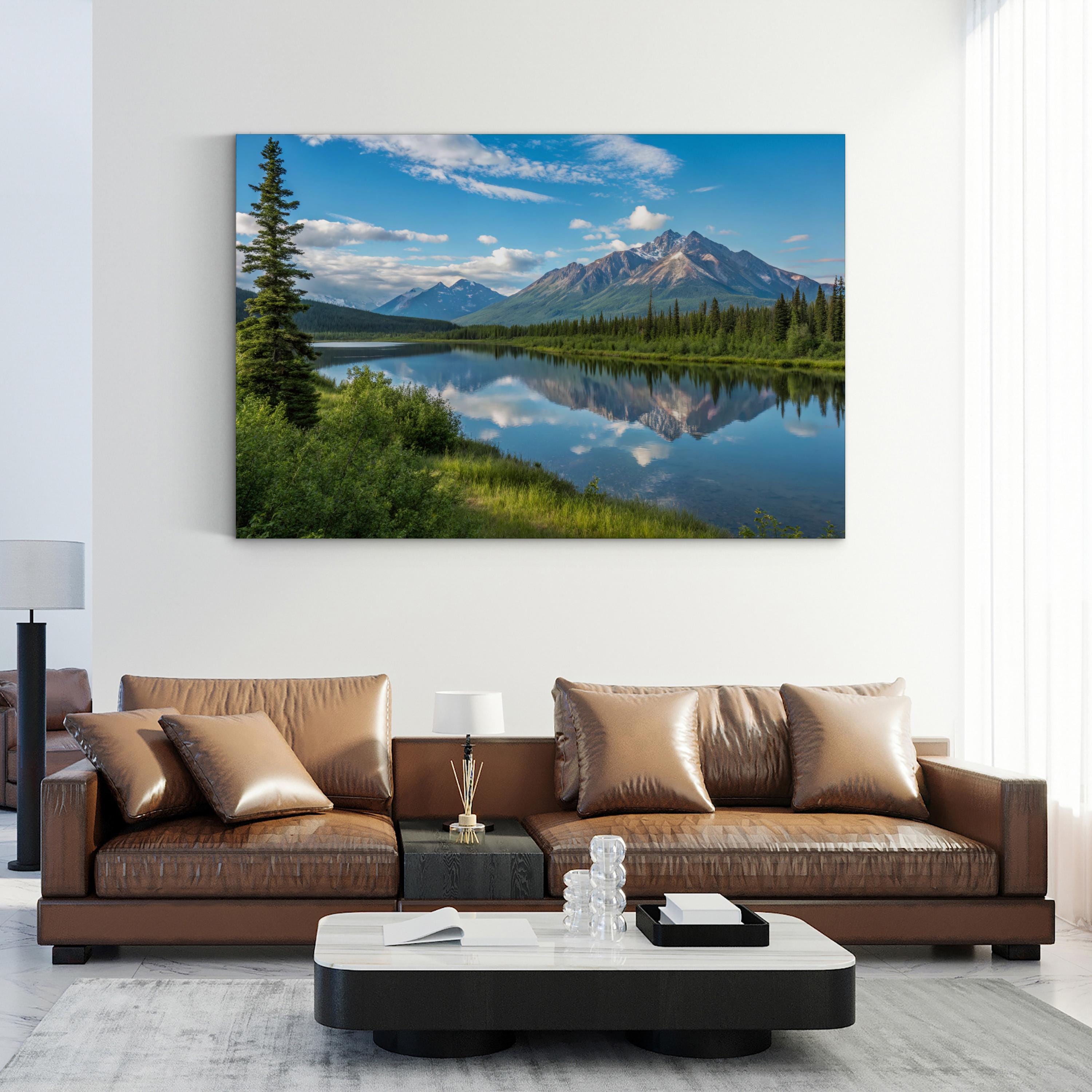 Alaskan Mountain Lake Reflection: Denali National Park, Alaska Landscape Photography