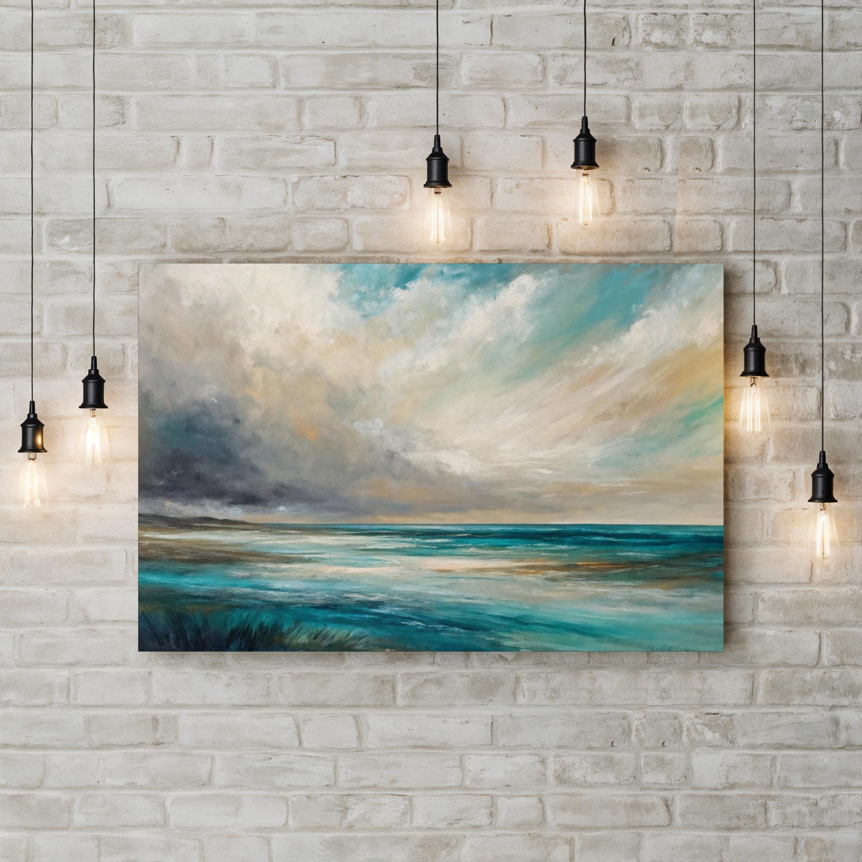 Abstract Ocean Seascape in the Pacific Coast: Contemporary Coastal Photography