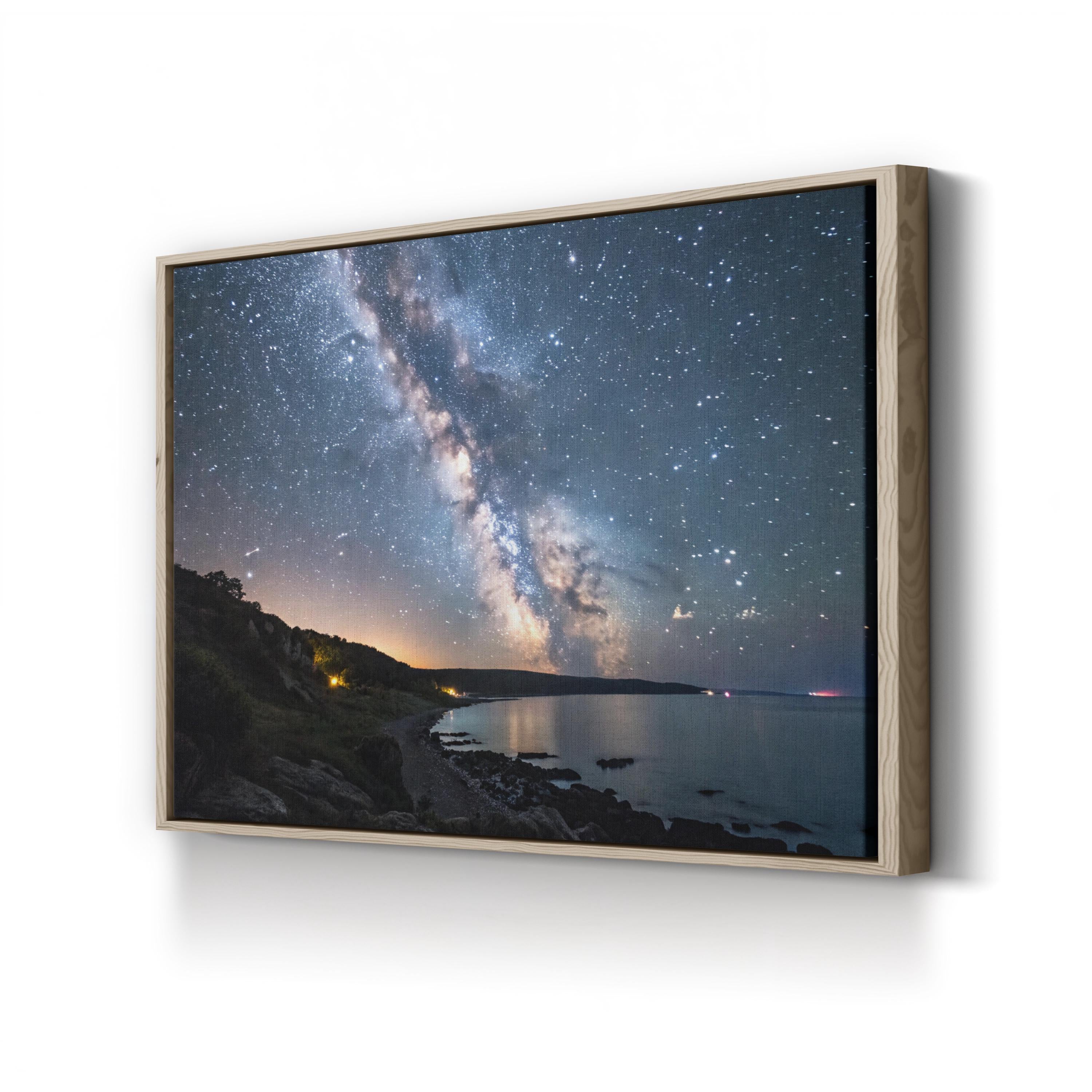 Arched Milky Way Galaxy – Vintage Photography Wall Art | Night Sky Canvas Print